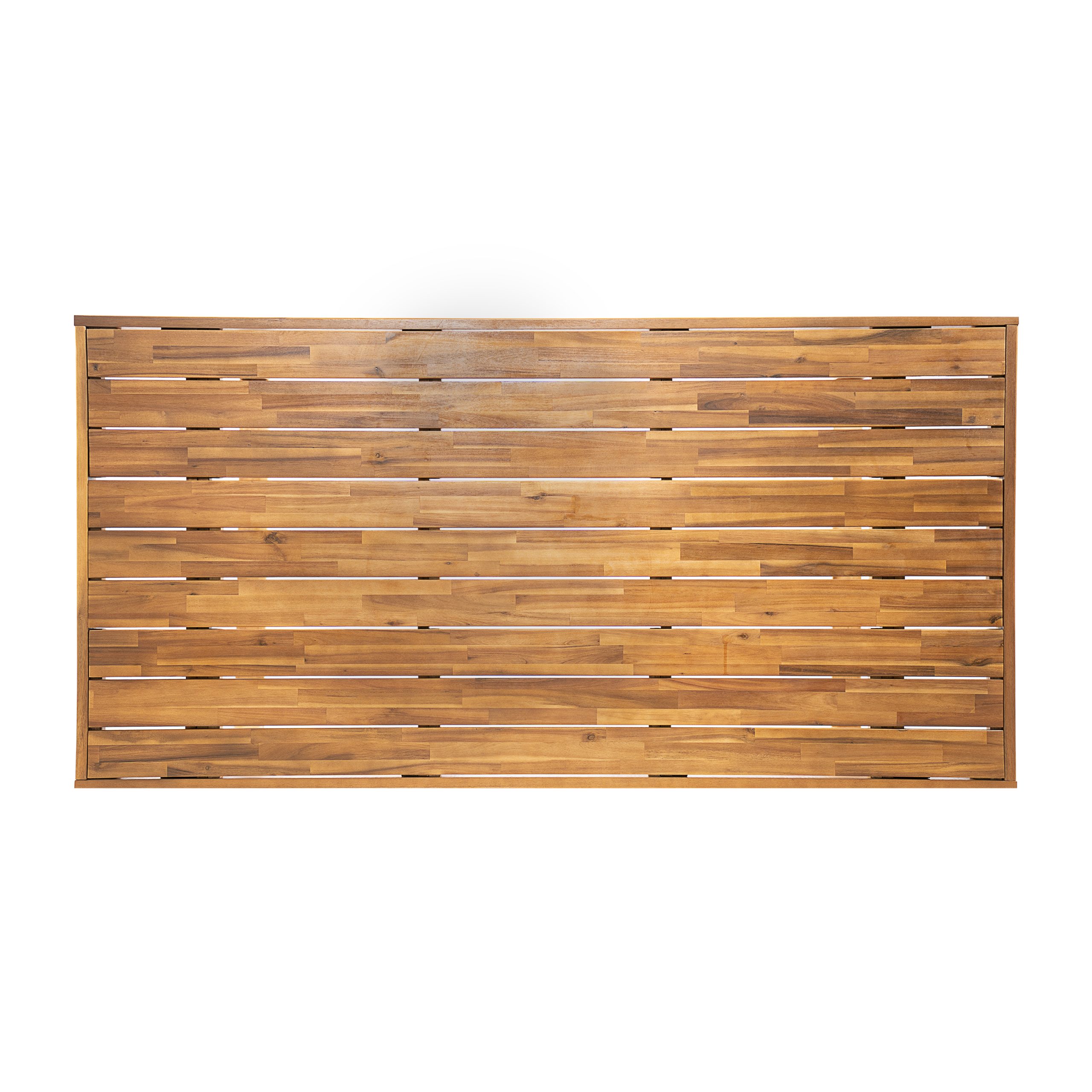 67" Acacia Wood Outdoor Dining Table , Ideal for Patio & Garden Gatherings, Teak Finish - Image 6