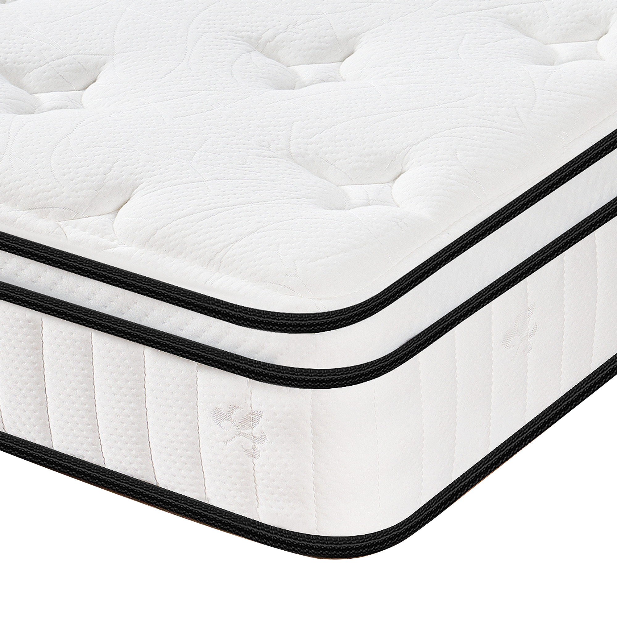 Queen Size Mattress,12 Inch Hybrid Mattress, Individually Pocketed Innerspring, Medium Firm - Image 3