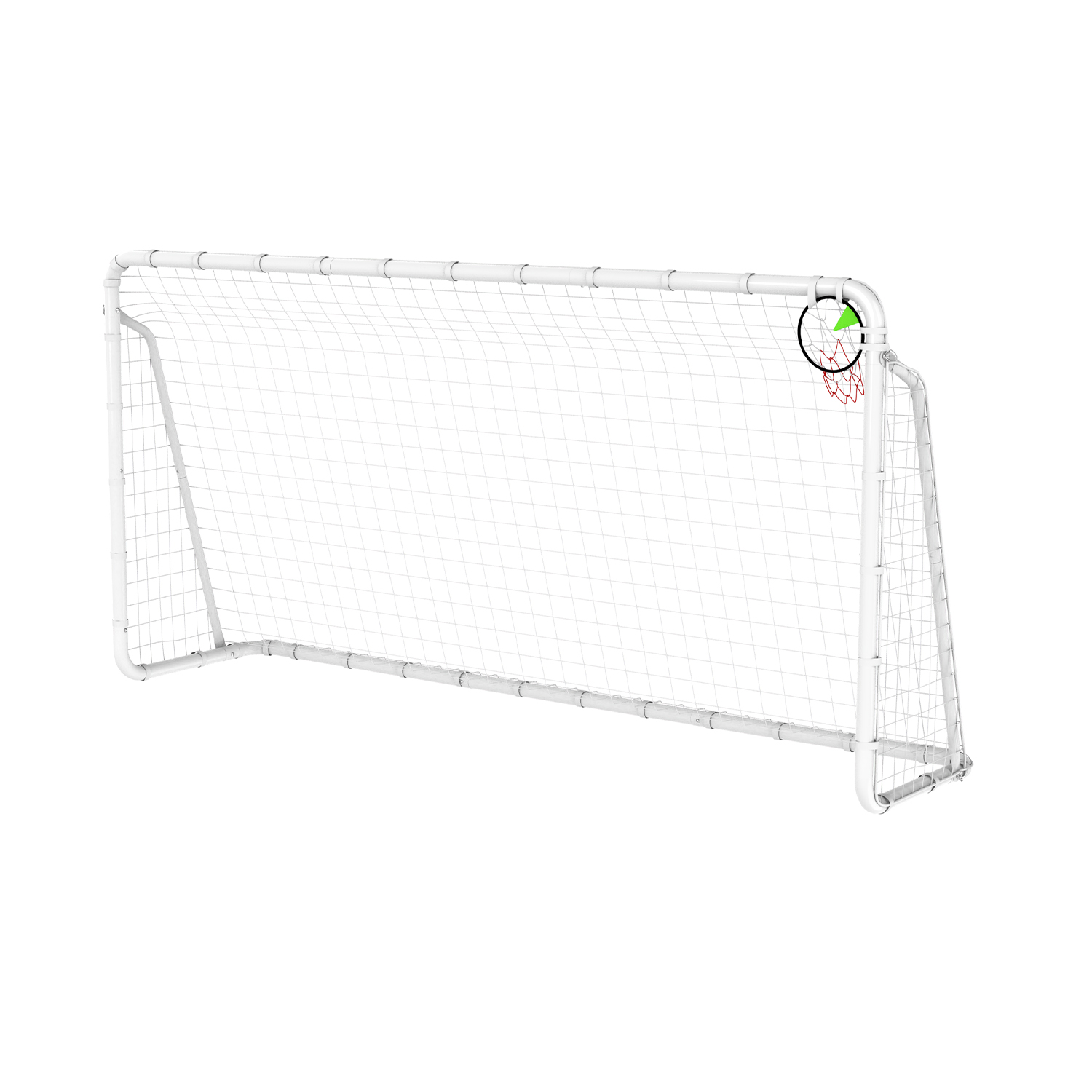 6X12FT Soccer Goal for Backyard Kids Portable Soccer Net with High-Strength Nets - Image 2