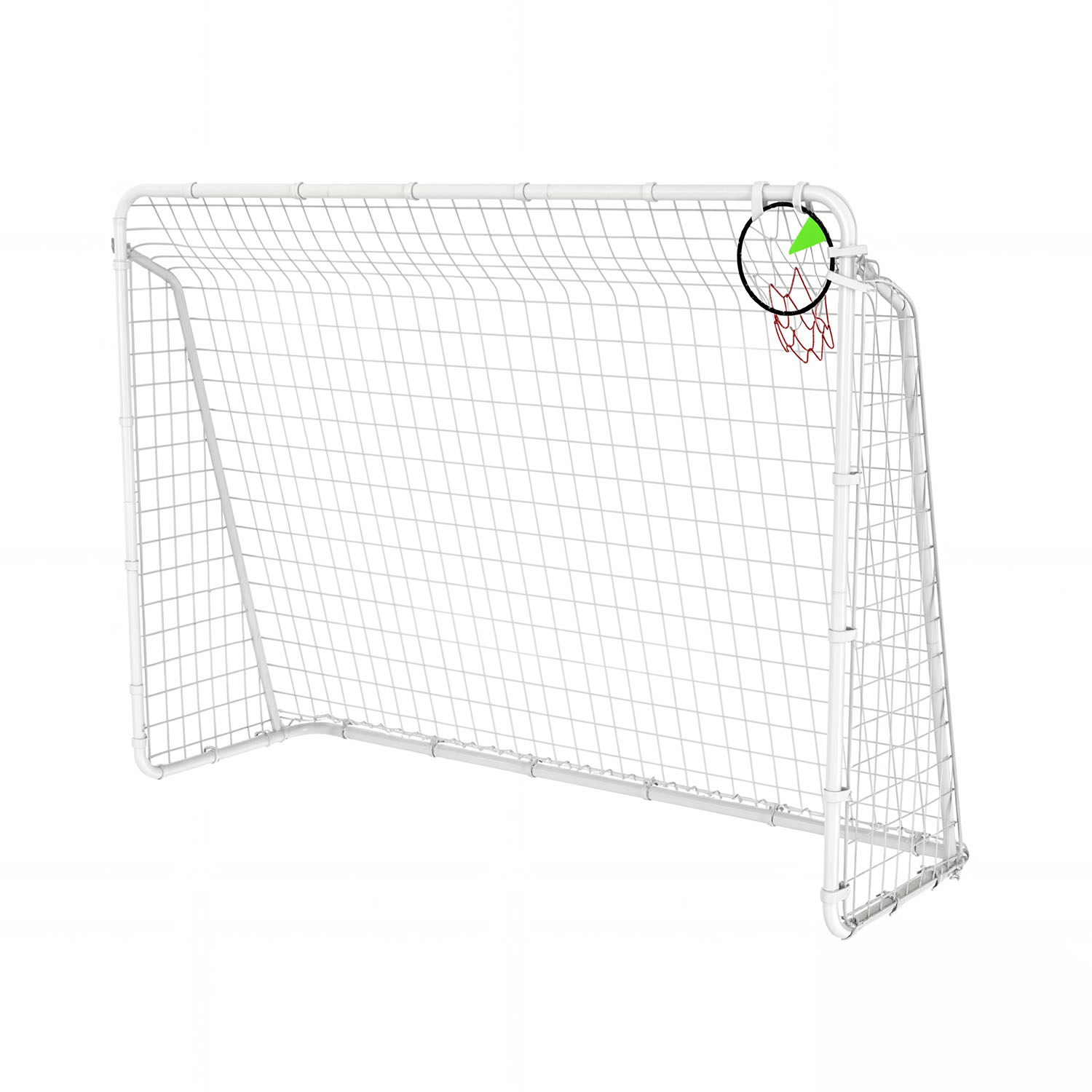 6X8FT Soccer Goal for Backyard Kids Portable Soccer Net with High-Strength Nets - Image 2