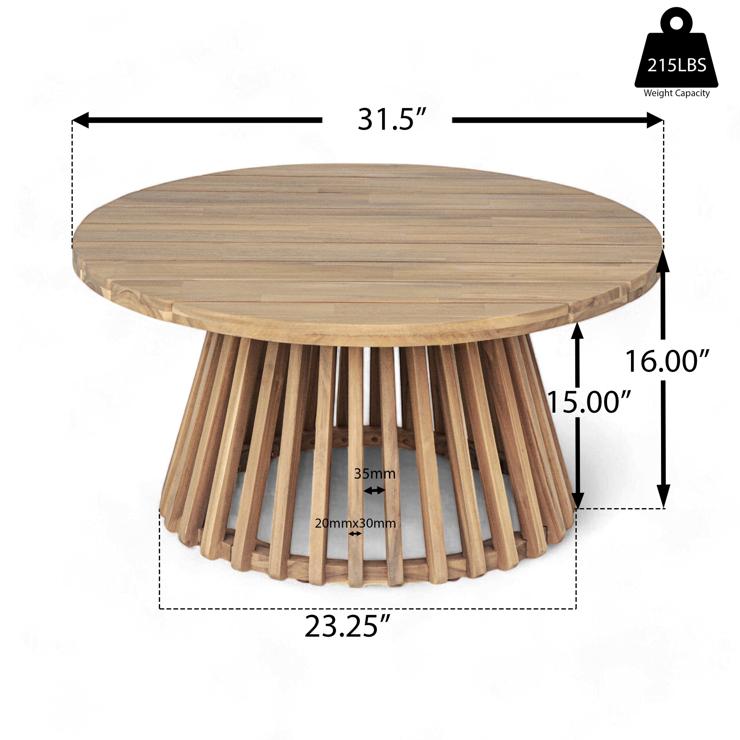 PATIO FURNITRE SETS : CLAREMONT 3 SEATER DAYBED + ACACIA WOOD TABLE - Image 5