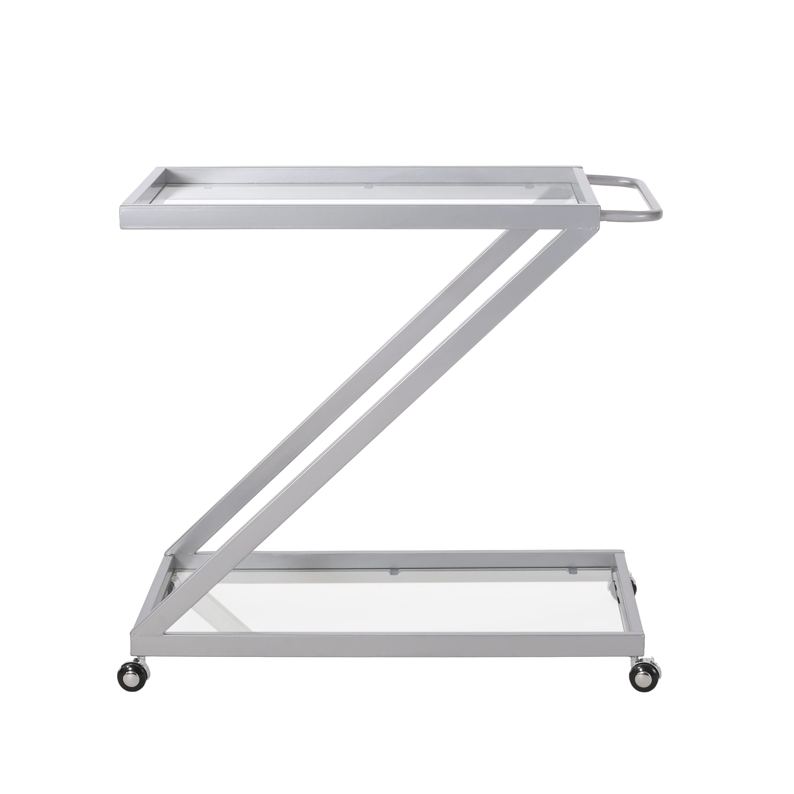 BAR CART, Iron Base & Tempered Glass - Image 2