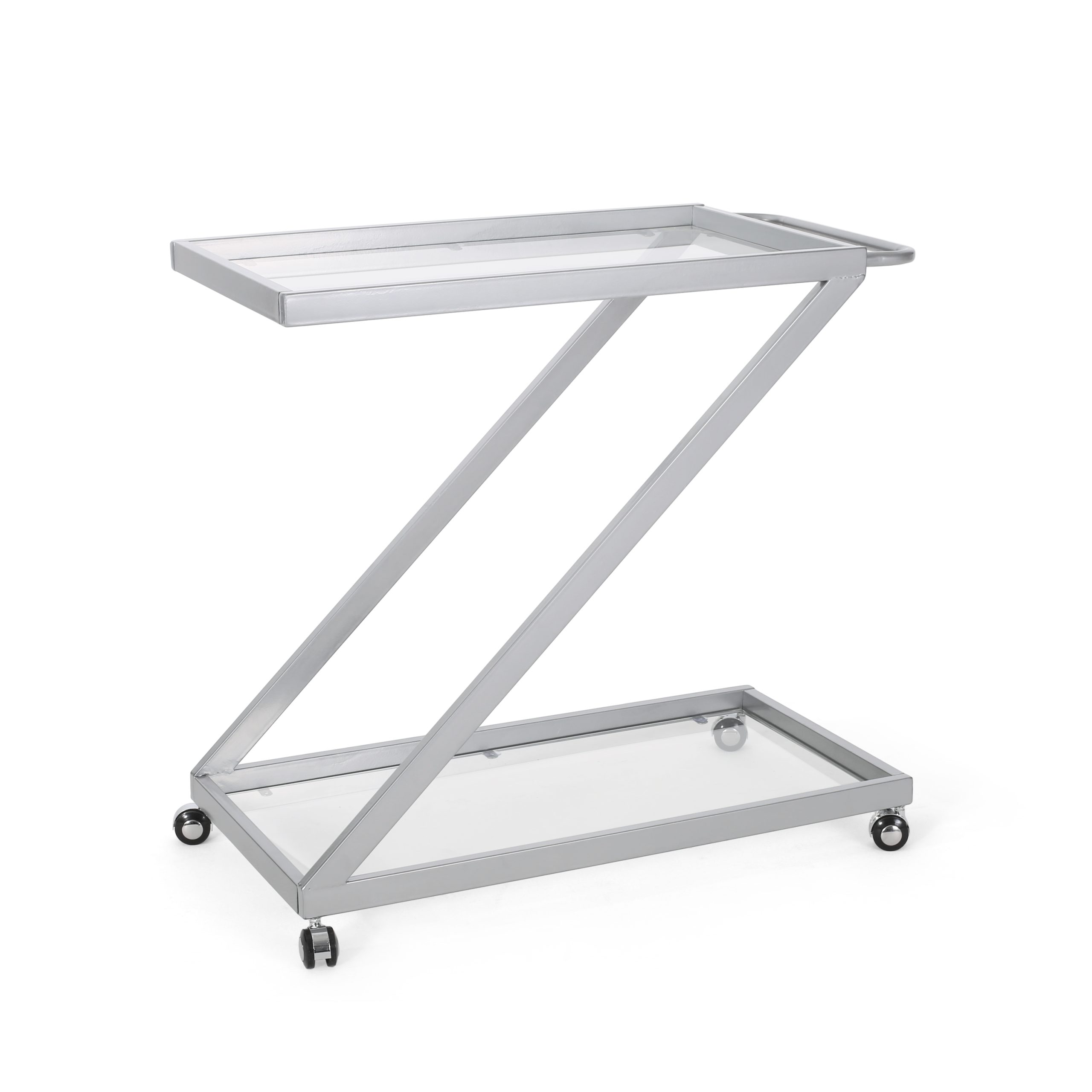 BAR CART, Iron Base & Tempered Glass - Image 6