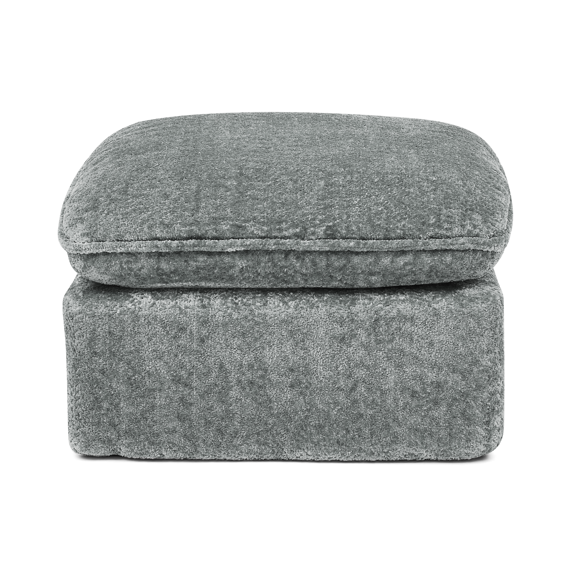 107'' Modern Boucle L-shaped Sectional Sofa with Moveable Ottoman for Living Room, Comfy Cloud Couch with Pillows, DIY Combination - Image 6