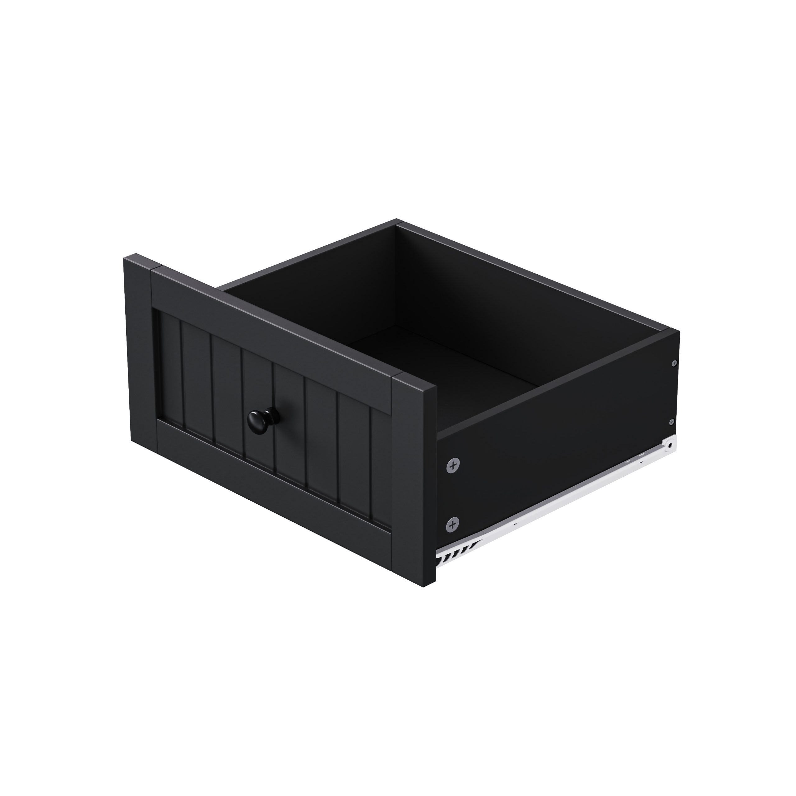 48 inch Kitchen Island with Drop Leaf,Power Outlet,Internal Storage Rack,Rolling Kitchen Storage Cart on 5 Wheels with 5 Open Side Racks,for Kitchen,Black (Old SKU N707P257057B)(Not Include Stools) - Image 2