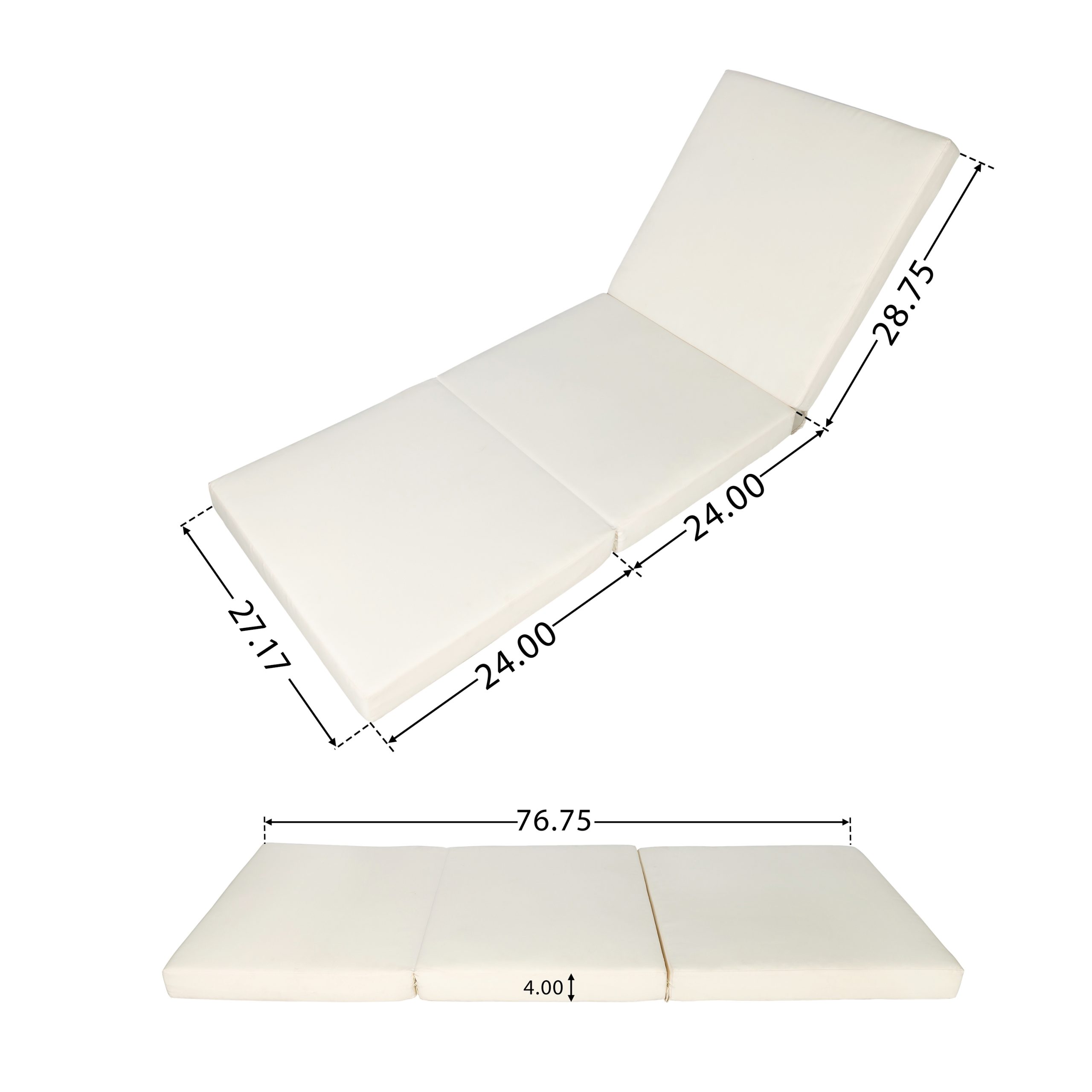 BROADWAY/IAN CHAISE LOUNGE CUSHION (THREE FOLDS) - Image 2