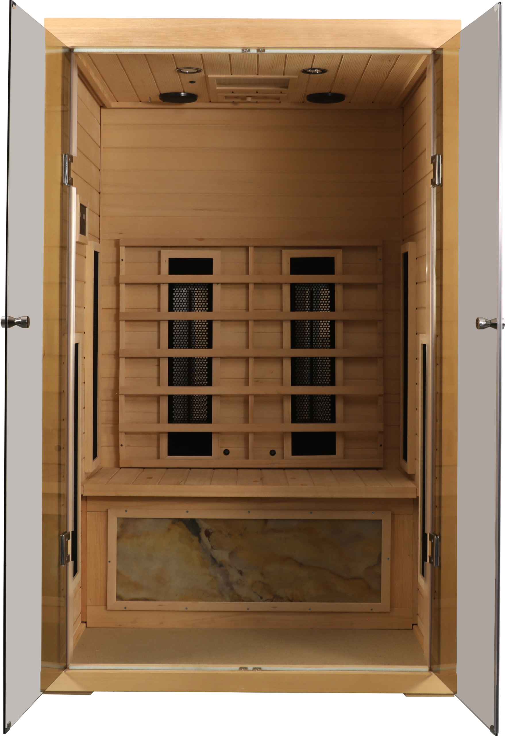 Two person indoor hemlock sauna-B - Image 4