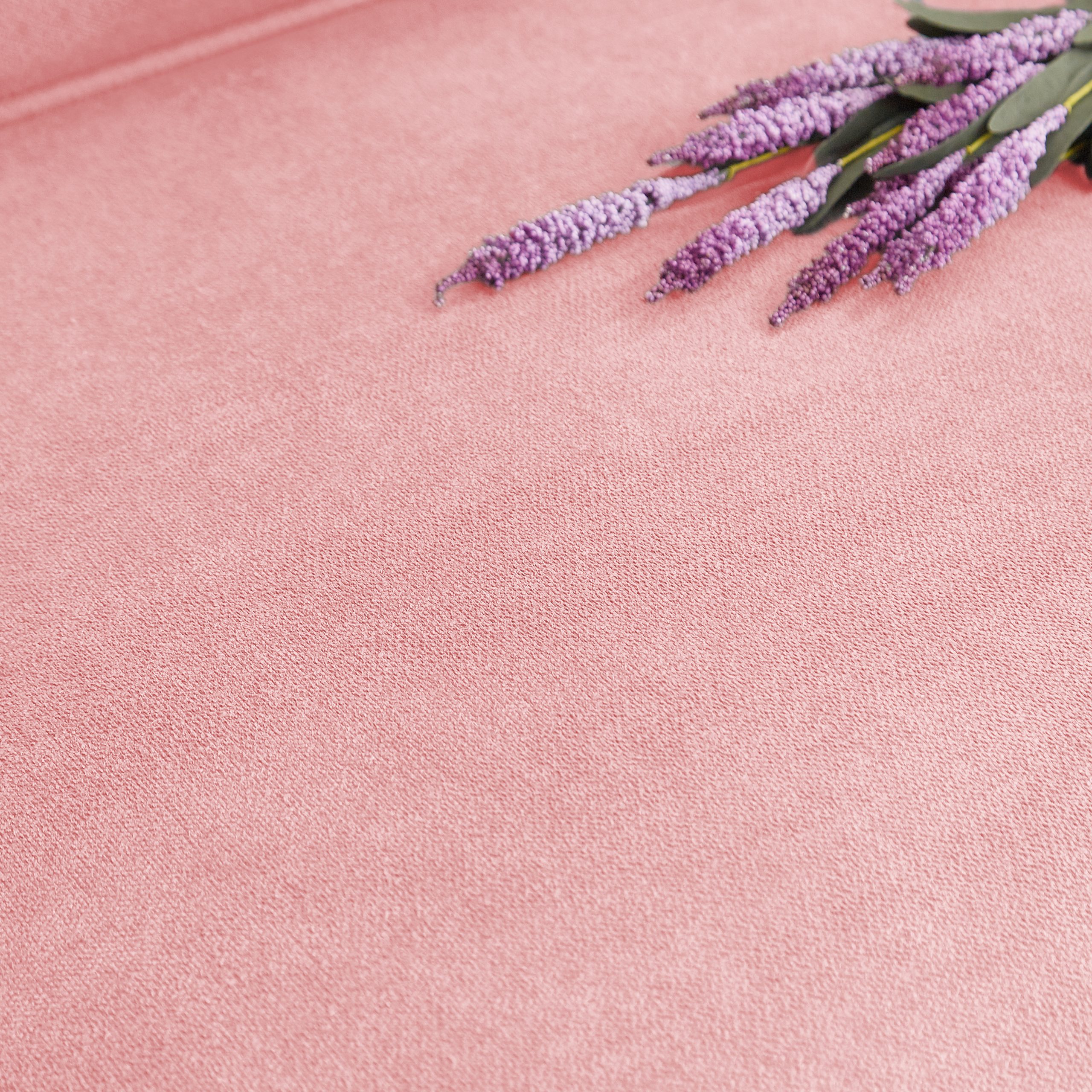 83.86"Snowfleece Fabric sofa,Modern Compressed Couch,3-Seater Sofa, Furniture for Living Room,Bedroom,office ,Pink - Image 6