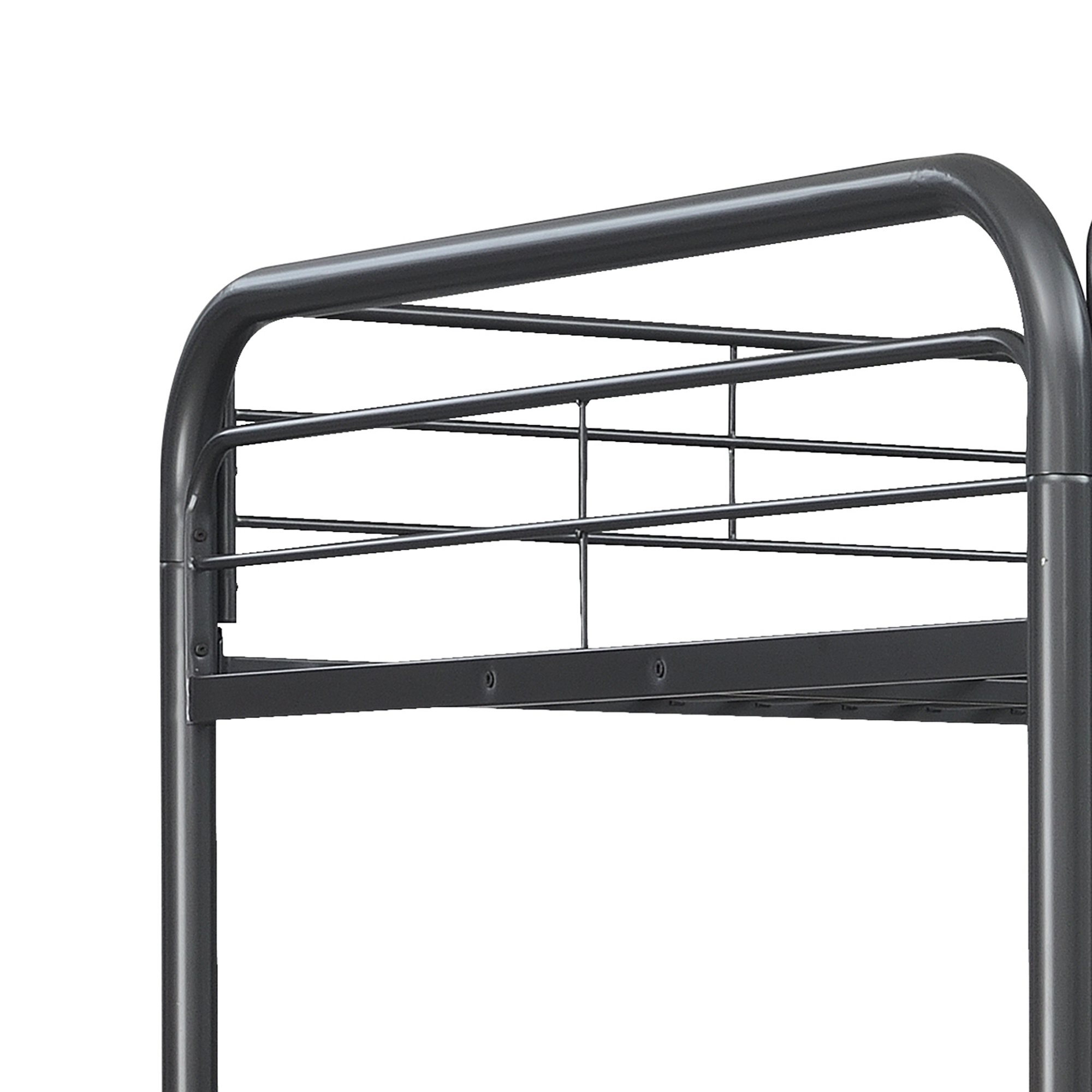 Furniture Triple Bunk Bed, FULL/FULL/FULL, black - Image 5