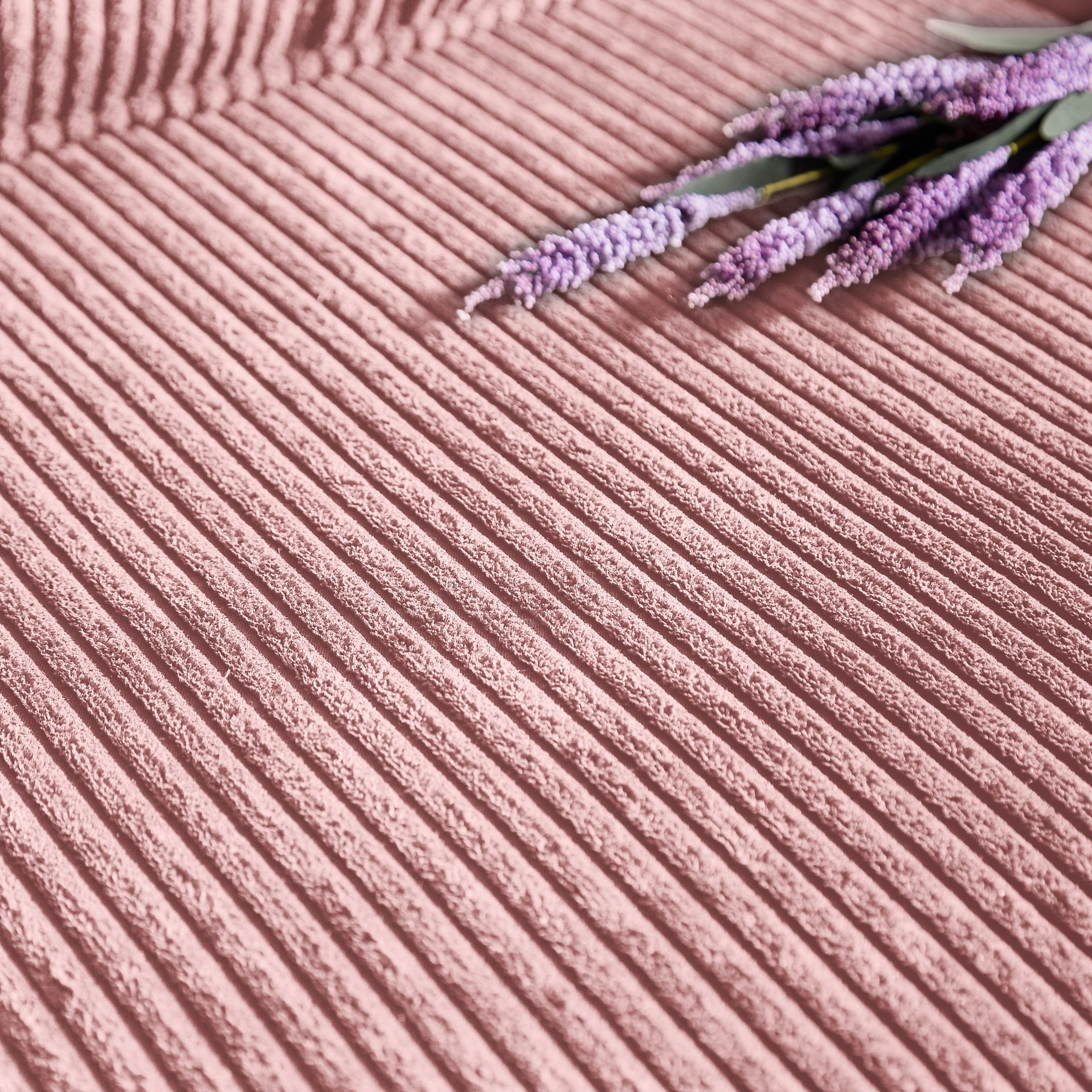 83.86"Corduroy Fabric sofa,Modern Compressed Couch,3-Seater Sofa, Furniture for Living Room,Bedroom,office ,Pink - Image 5