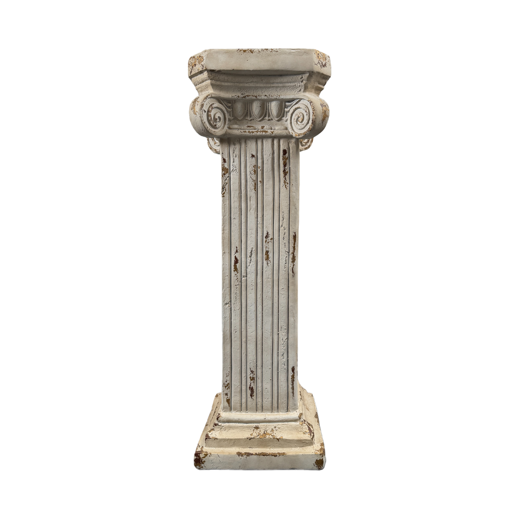 Pedestal Column Plant 38.18'' Tall Roman Column with Base Roman Pillar Greek Column Magnesium Oxide Large Size Statue Sculpture Pedestal Stand Holder for Indoor Outdoor Wedding Birthday Party Decor - Image 5