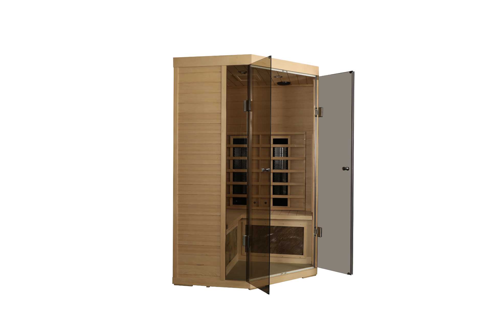 5-person hemlock far-infrared S Model sauna - Image 5