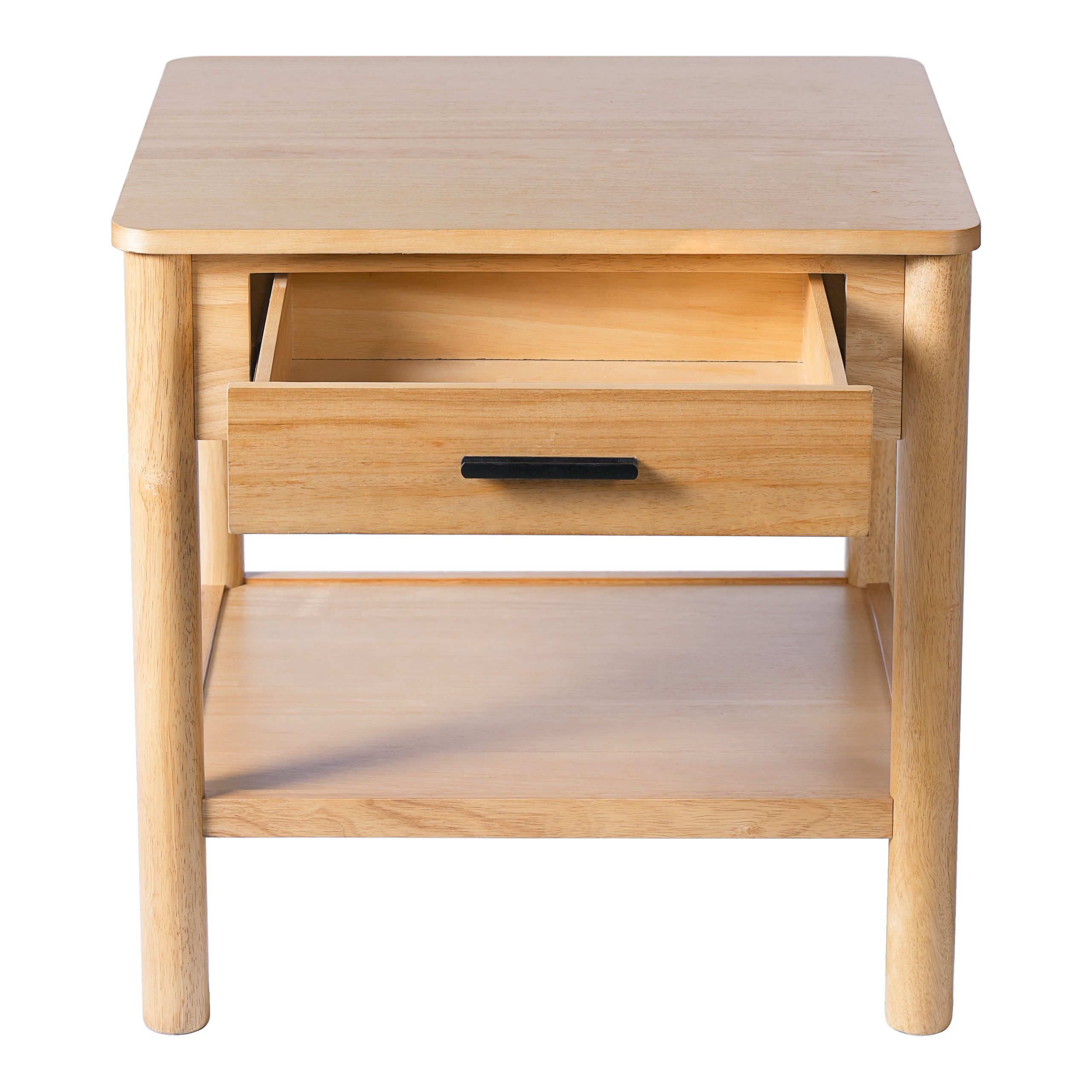 END TABLE K/D WITH 1 DRAWER,NATURAL COLOR - Image 4