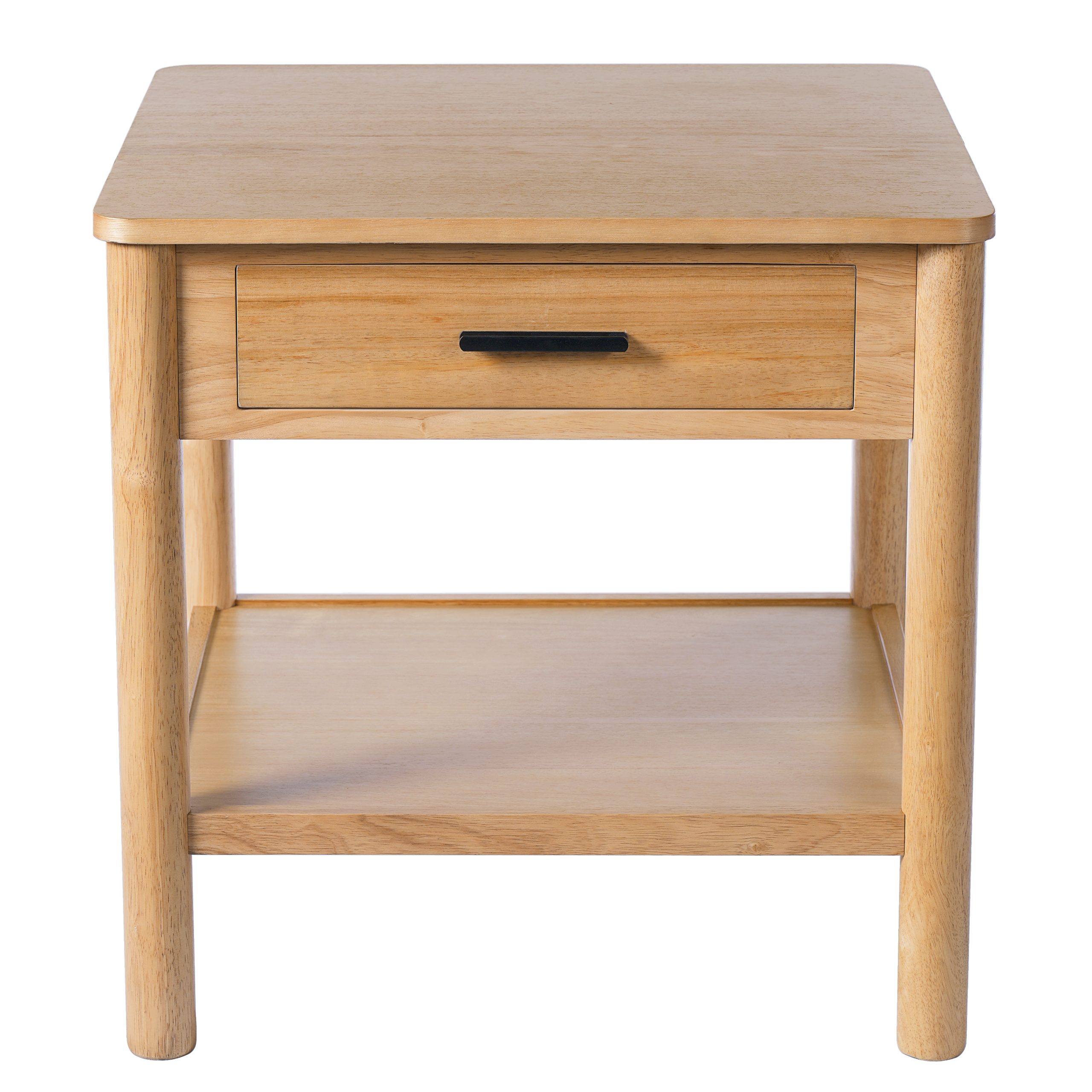 END TABLE K/D WITH 1 DRAWER,NATURAL COLOR - Image 5