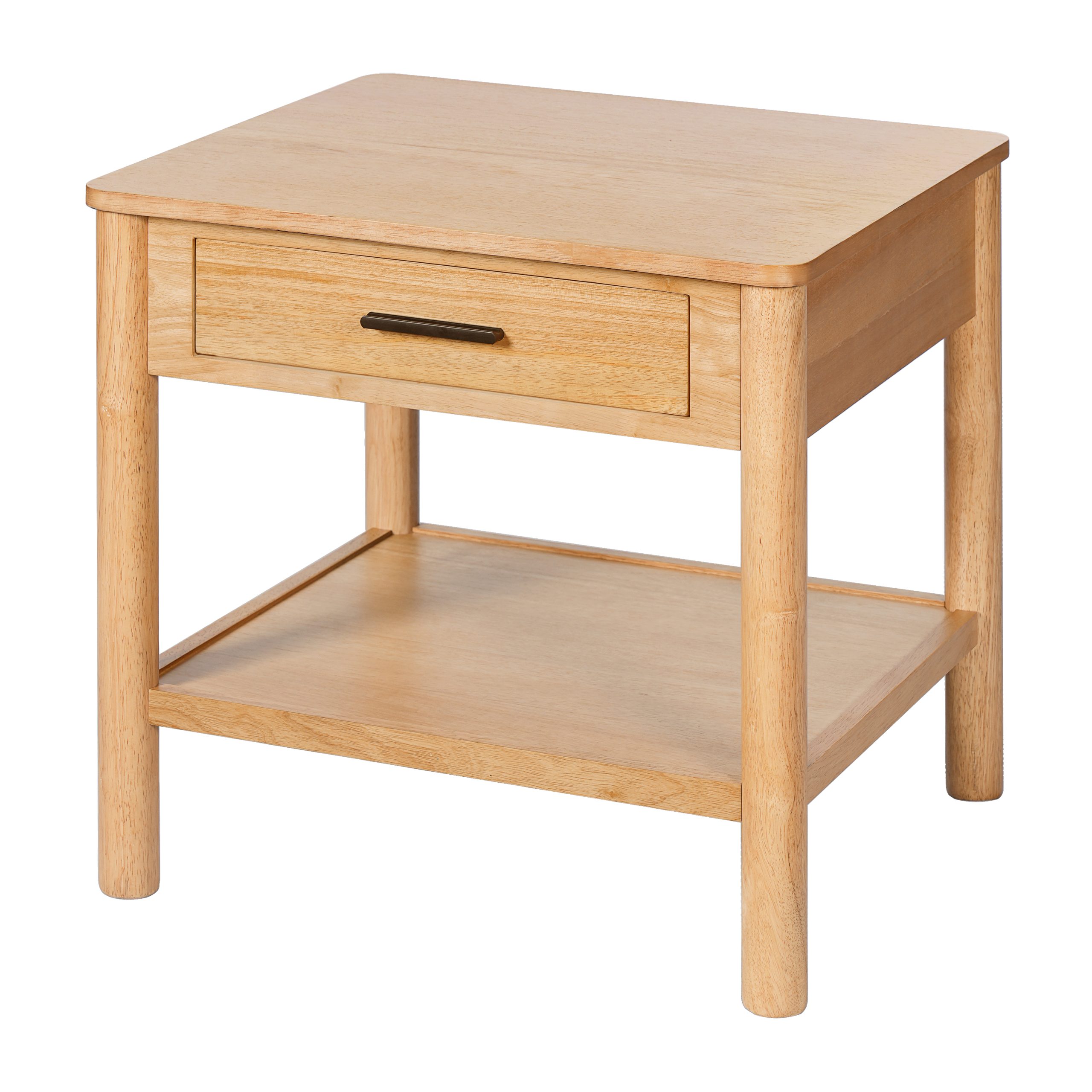 END TABLE K/D WITH 1 DRAWER,NATURAL COLOR - Image 6