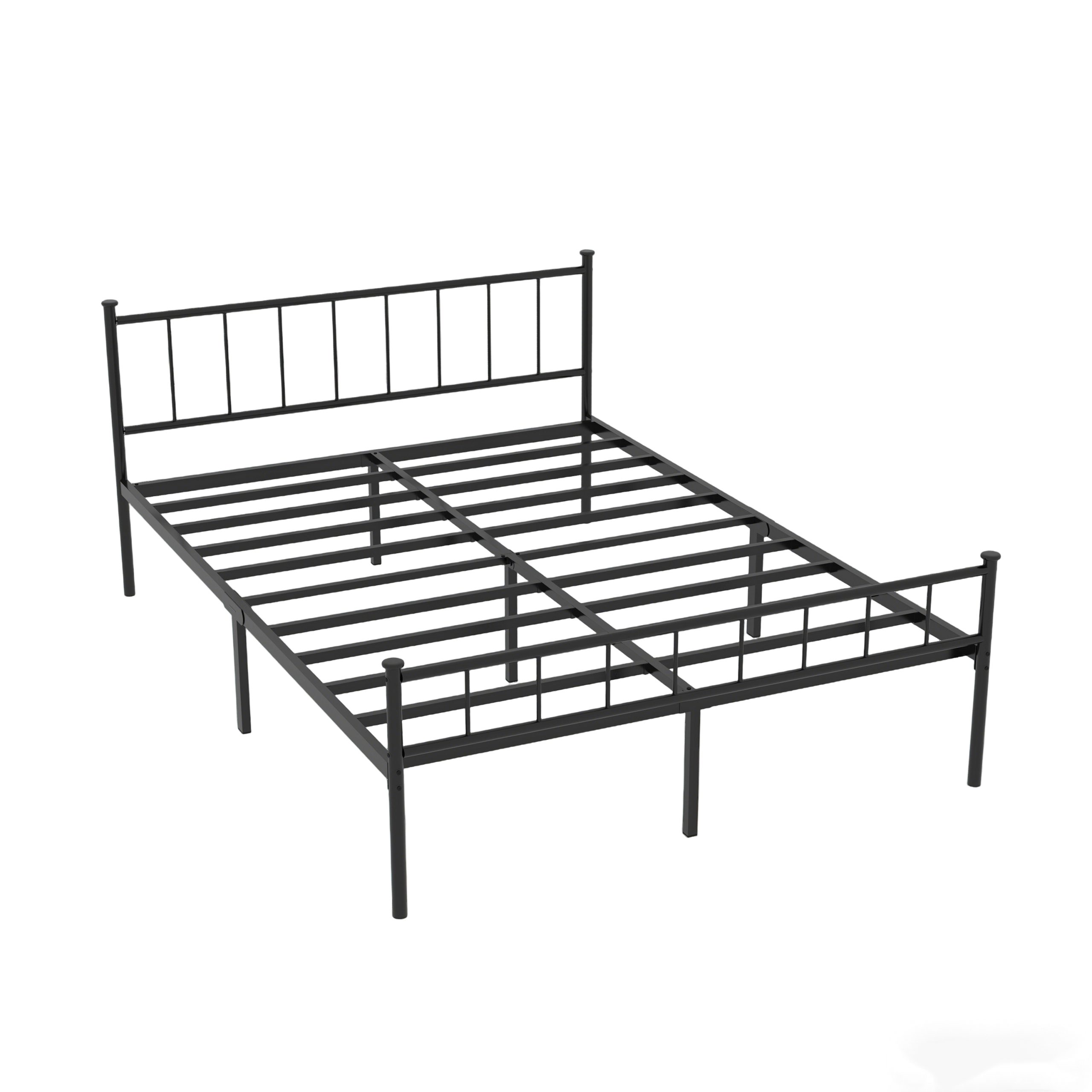 Full Size Bed Frame, Headboard and Footboard,Structurally Stable, Under Bed Storage,No Box Spring Needed,Black - Image 6
