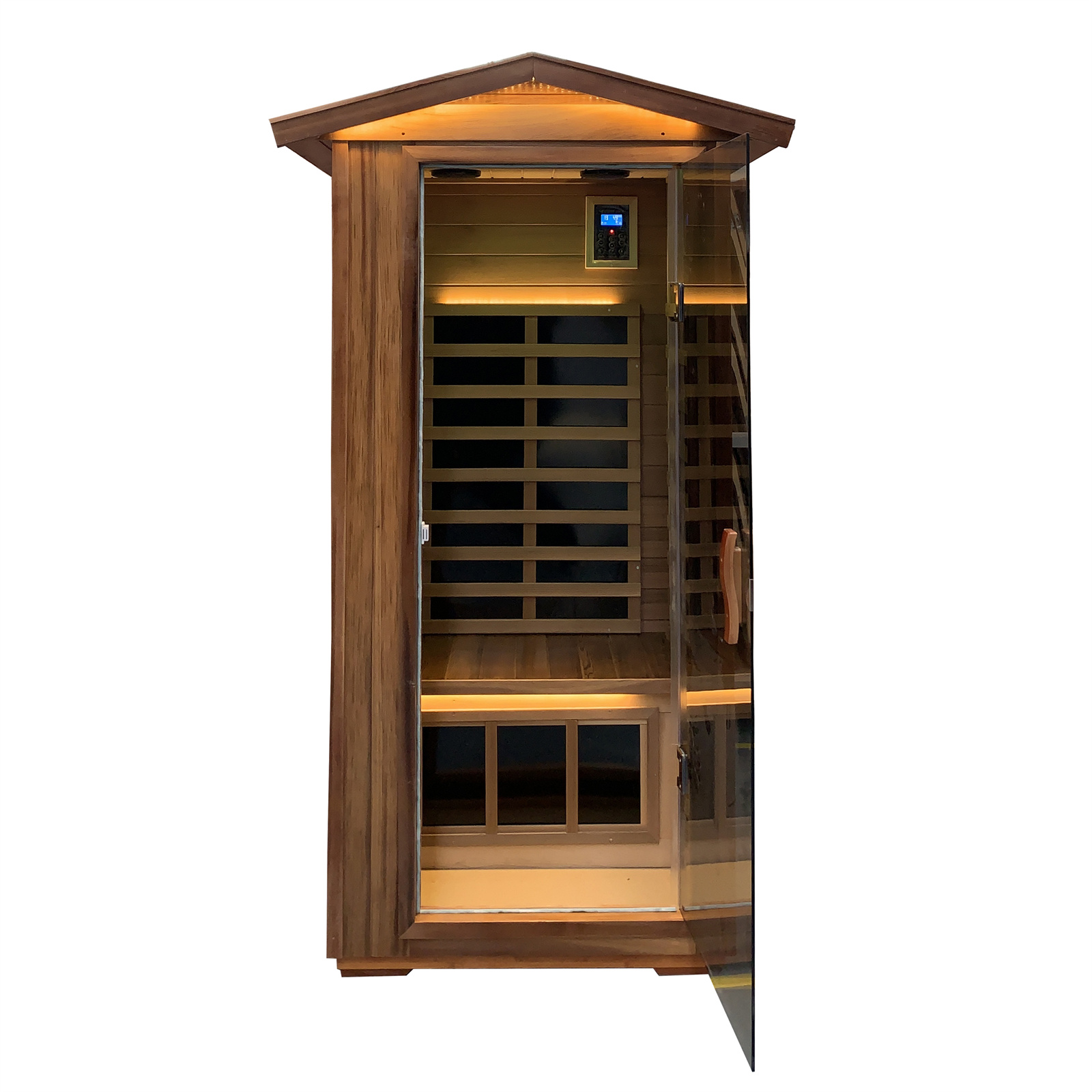 Red Cedar Single Outdoor Sauna-A - Image 2