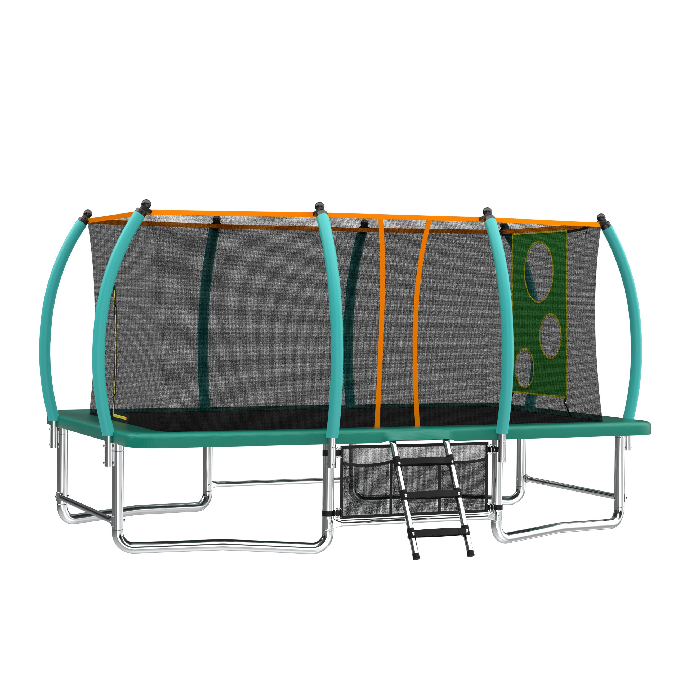 10X16FT Outdoor Square Trampolines for Kids Adults Long Rectangular Tumbling Trampoline - Image 5