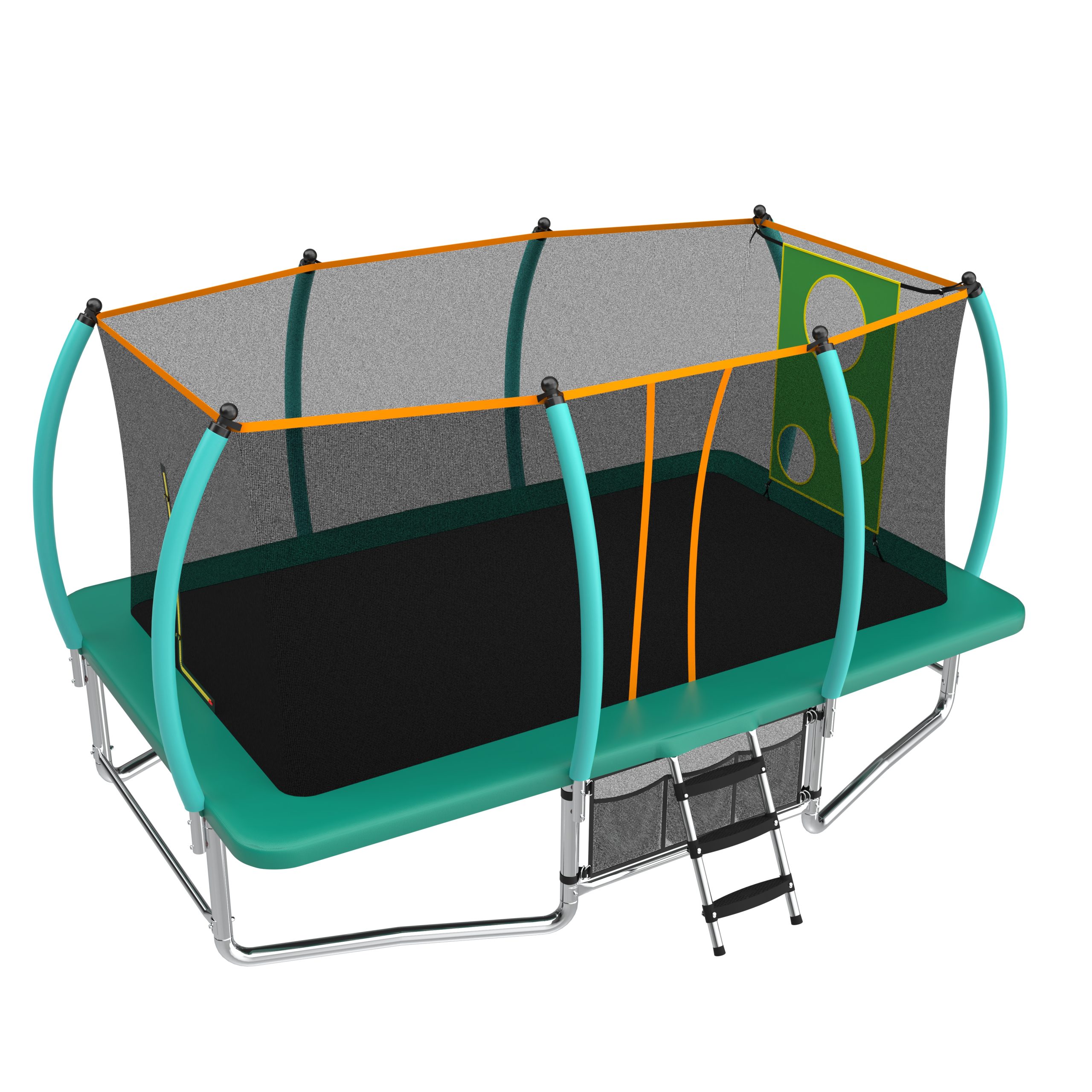 10X16FT Outdoor Square Trampolines for Kids Adults Long Rectangular Tumbling Trampoline - Image 6