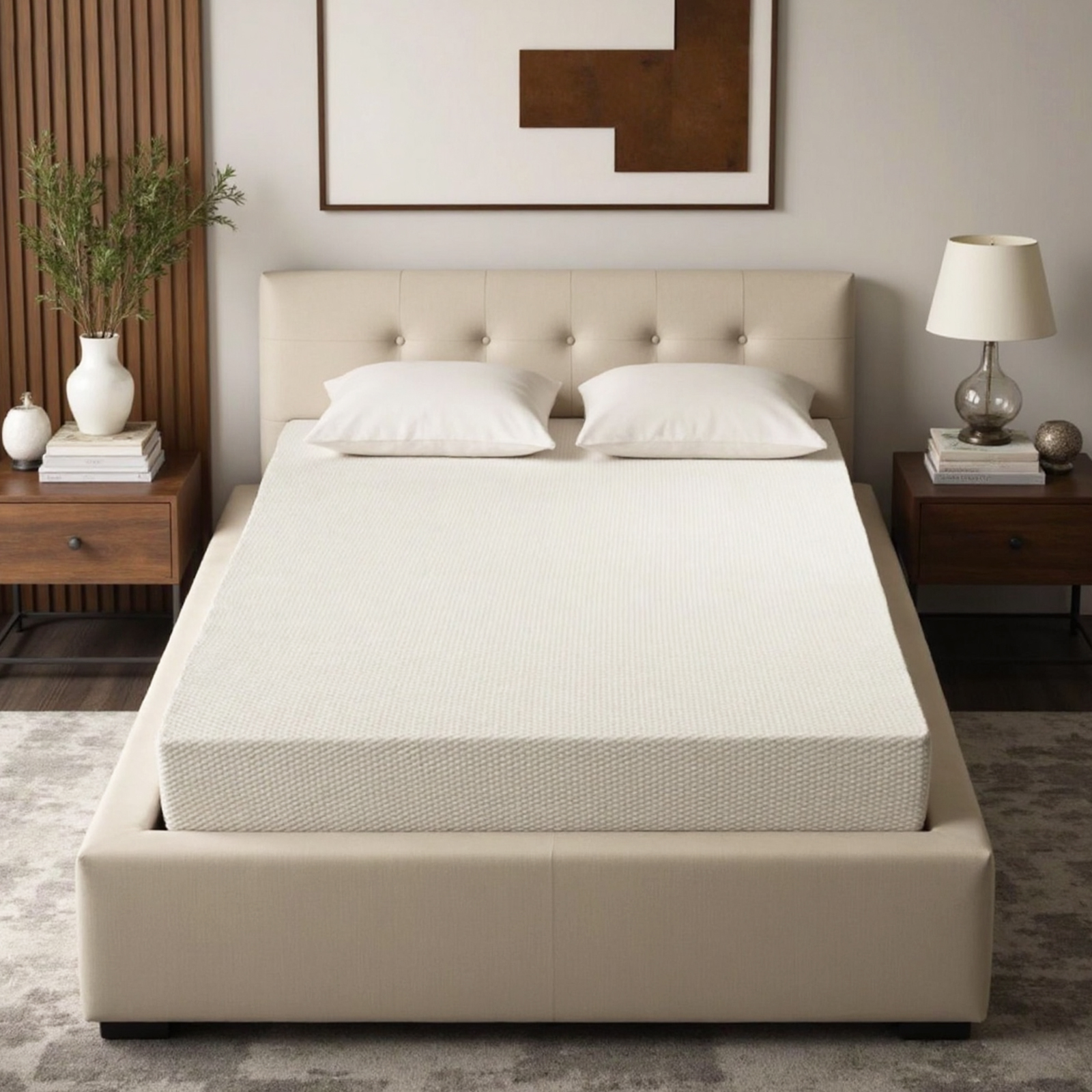 8-Inch Twin Mattress – Made in Japan 3-Layer Sponge with Gel-Perforated Top & 7-Zone Support, Adjustable Electric Bed Friendly, Premium White Cover, Breathable & High Rebound - Image 2