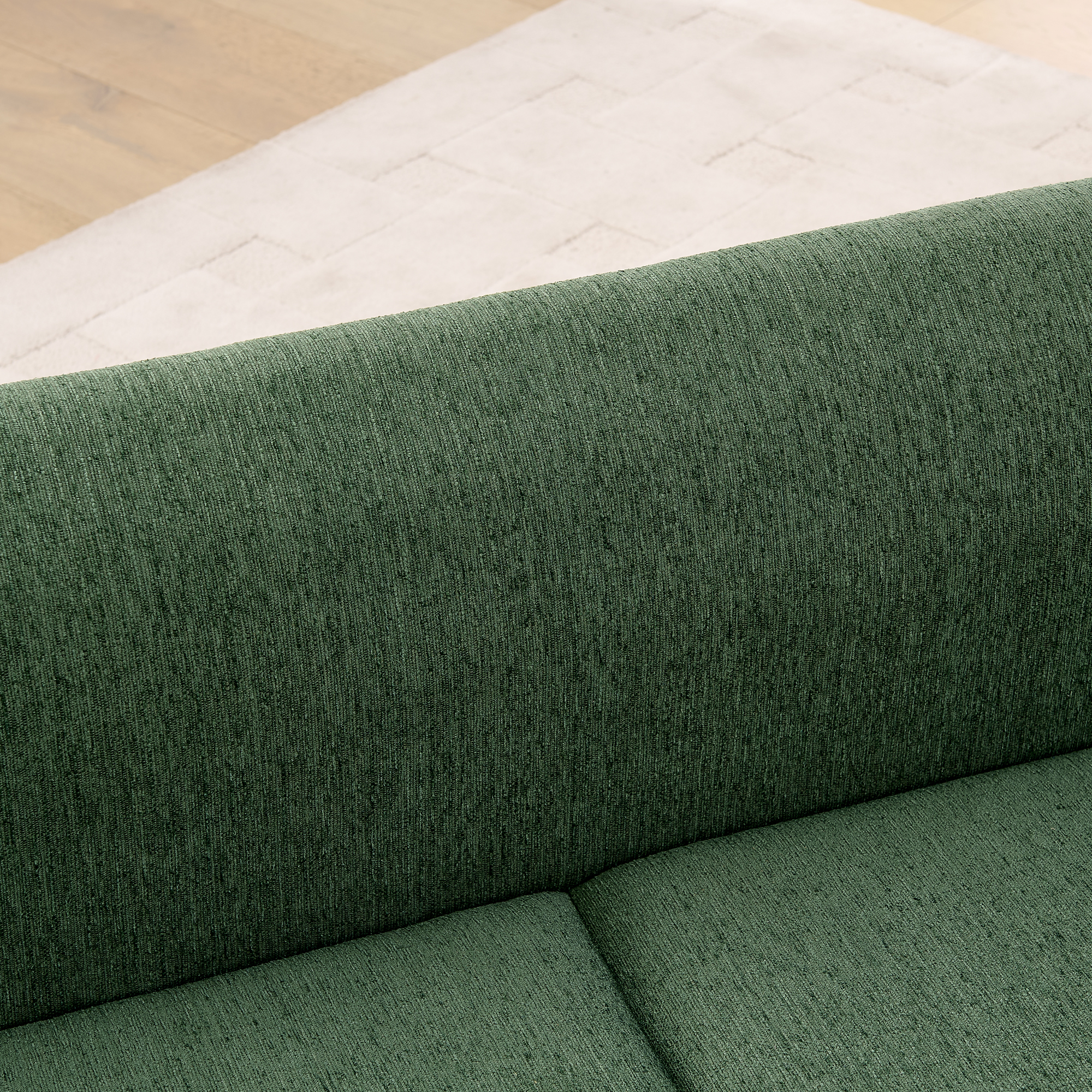 Comfortable Oversized Pet Sofa for Medium/Large Dogs - Modern Rectangular Design with Backrest, Armrests & Soft Cushion -OLIVE GREEN(56.5"*26"*17") - Image 6