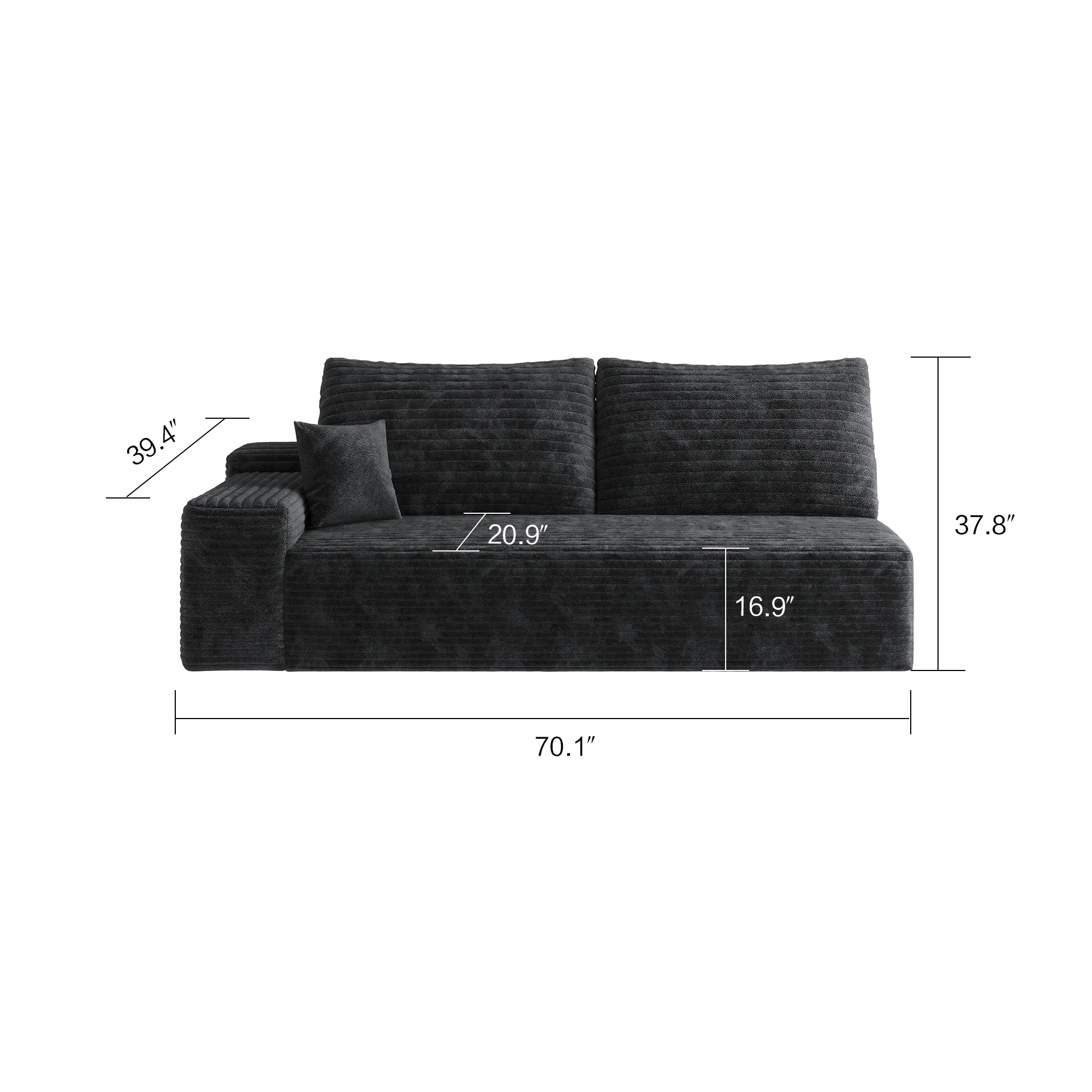 Y119-3SEAT-RIGHT-BLACK - Image 4