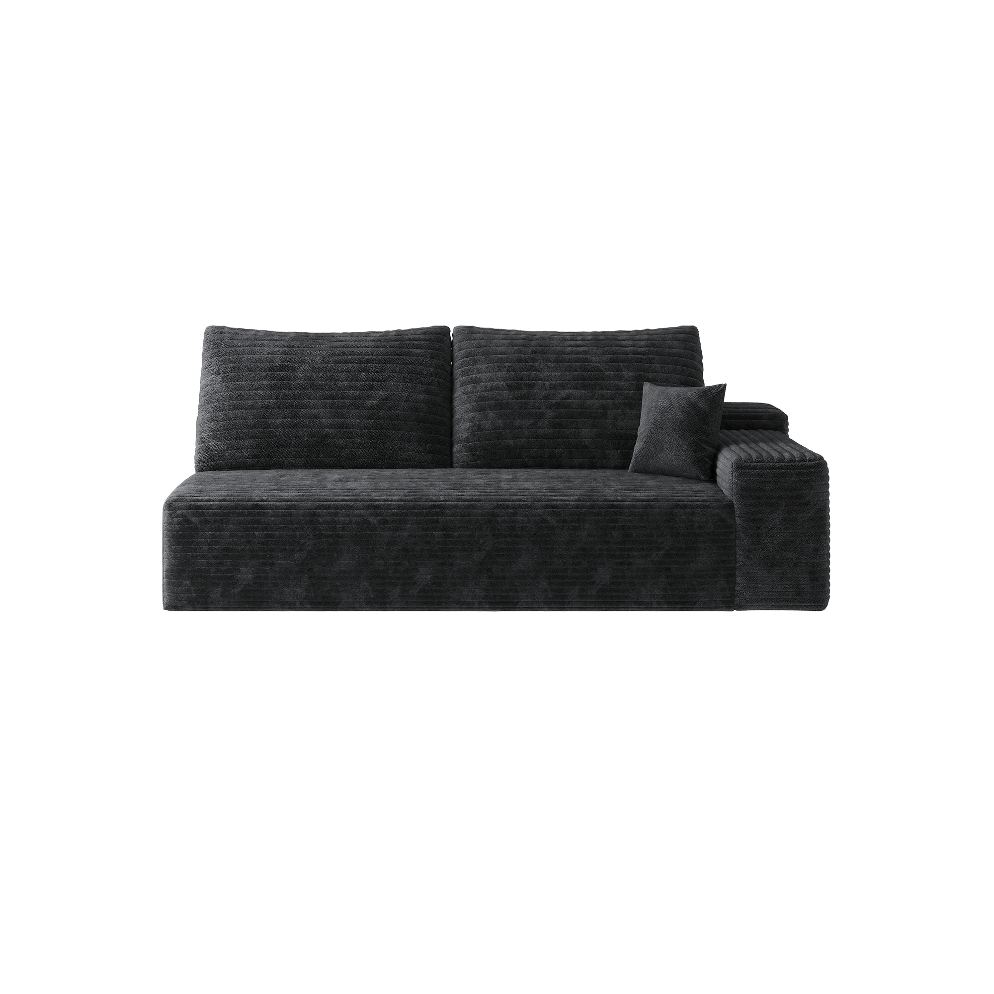 Y119-3SEAT-LEFT-BLACK-SOFA - Image 3