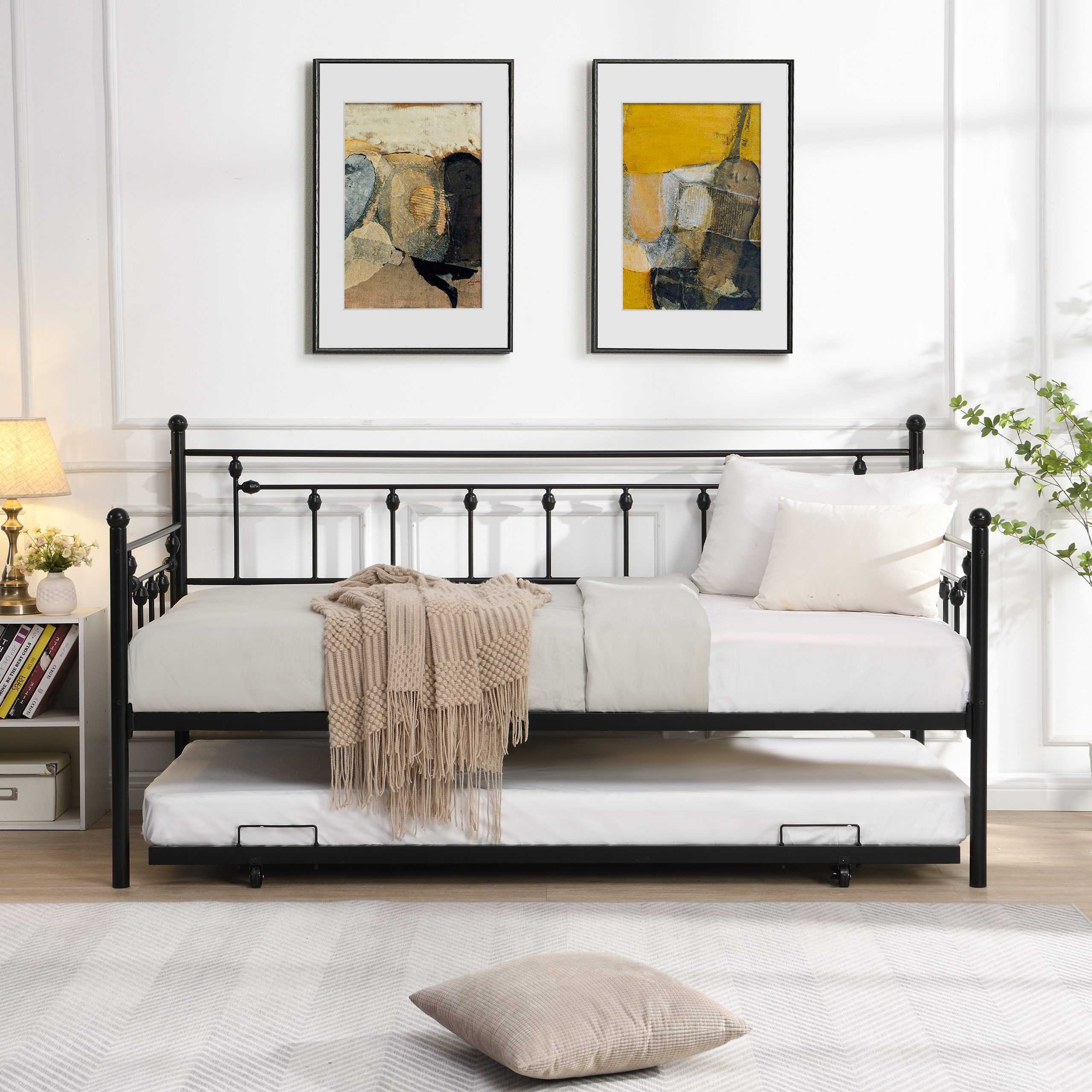 Daybed with trundle BLACK - Image 2