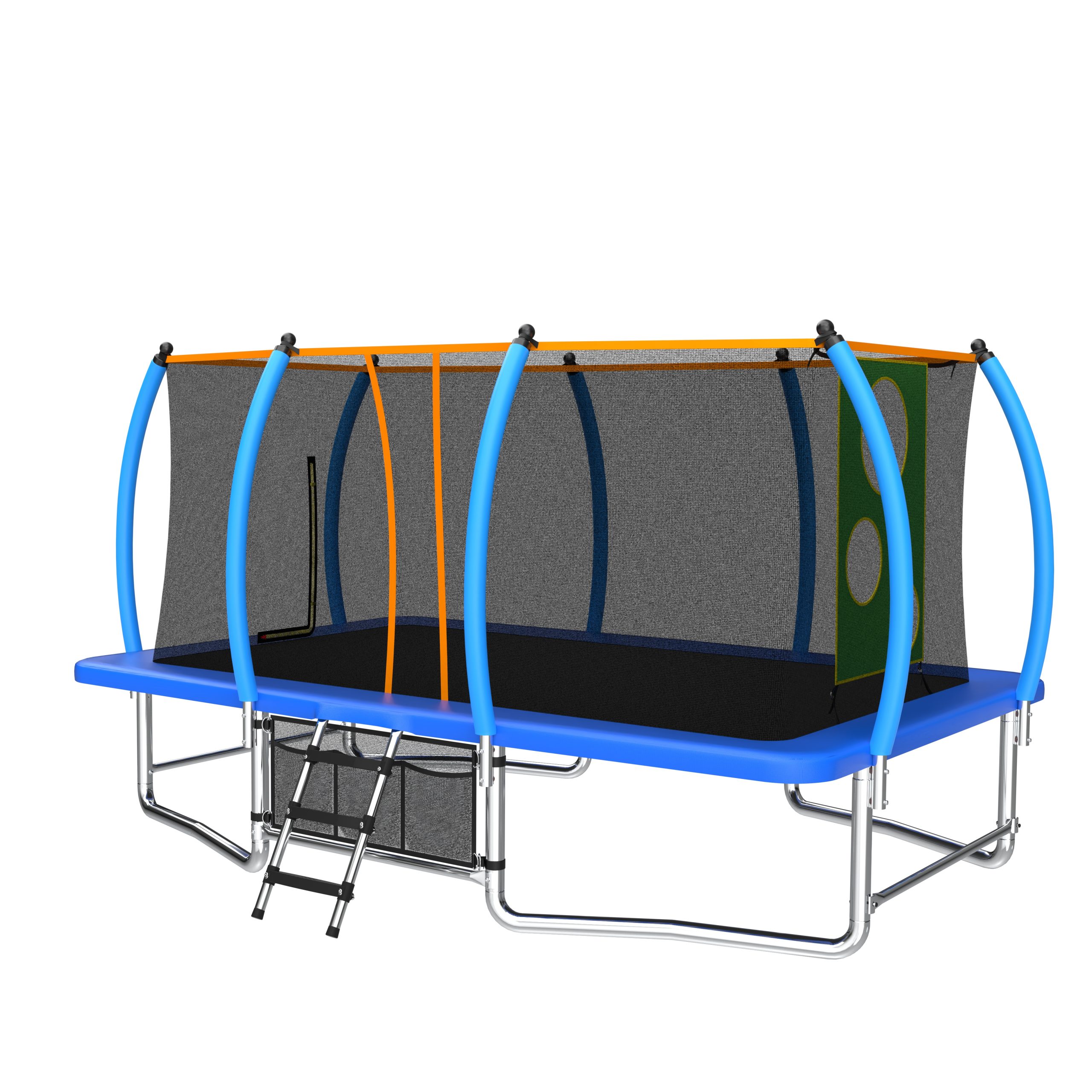 10X16FT Outdoor Square Trampolines for Kids Adults Long Rectangular Tumbling Trampoline - Image 4