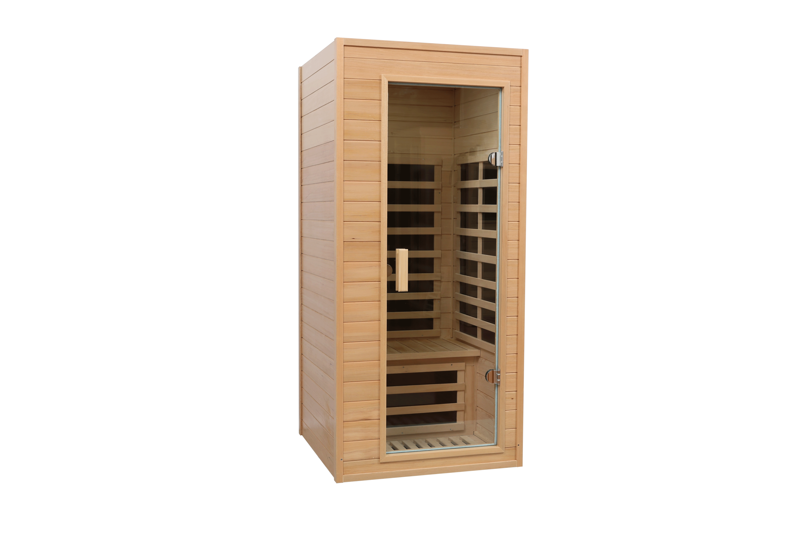 Hemlock One-person far infrared roof embedded indoor sauna room (Left & Right) - Image 4