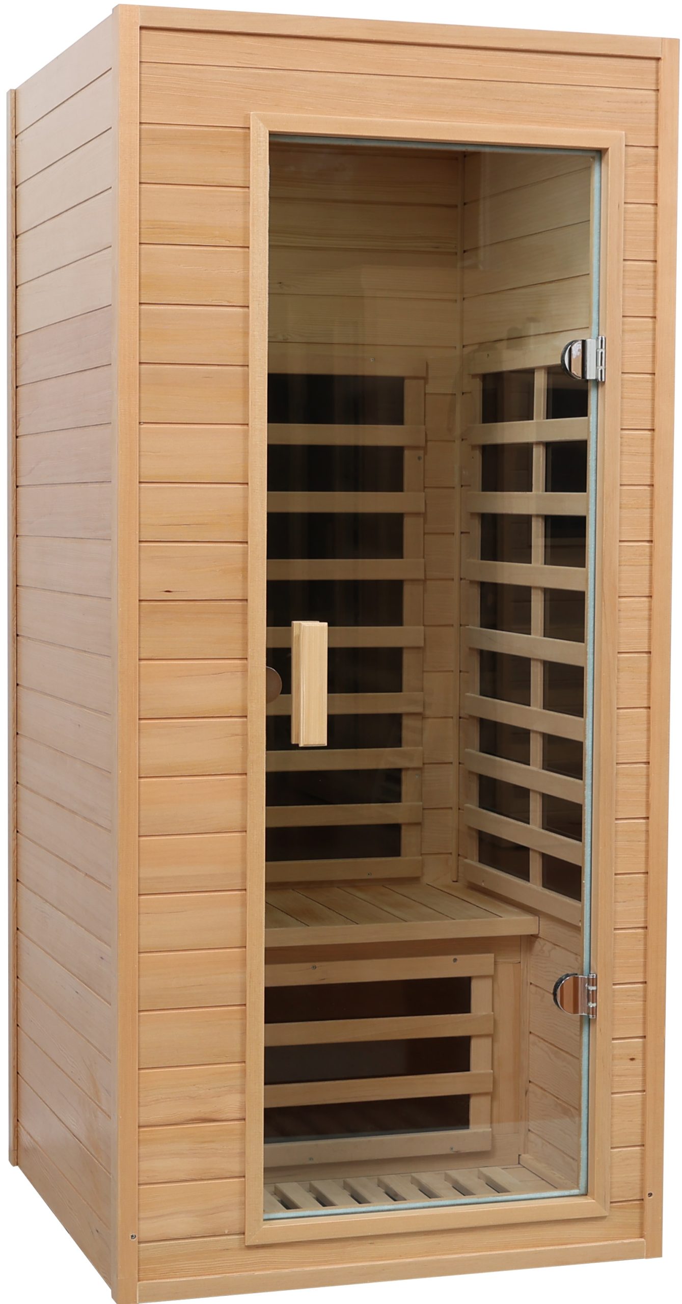 Hemlock One-person far infrared roof embedded indoor sauna room (Left & Right) - Image 6