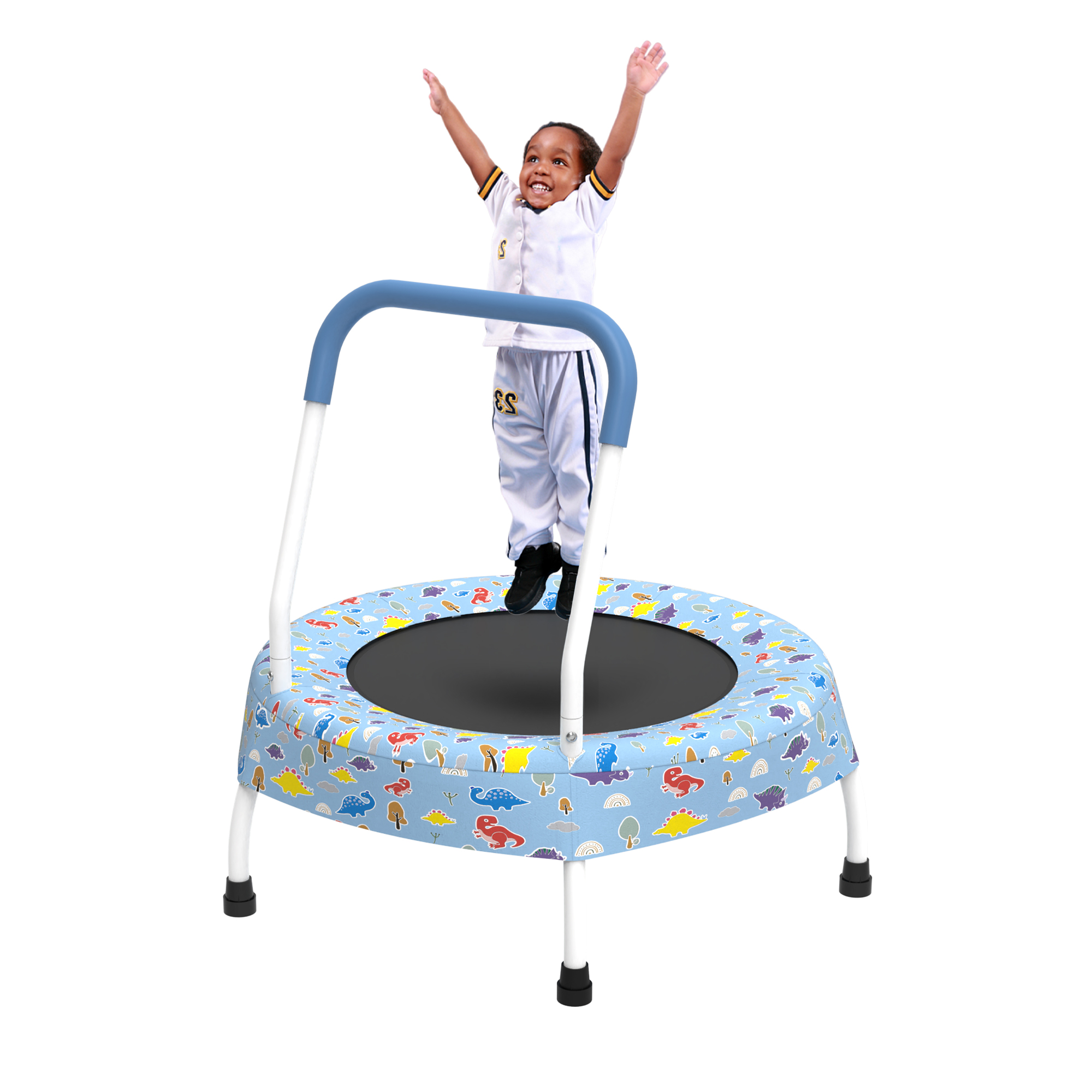 Toddler Trampoline for Kids 1 Year Plus with Handle, Baby Gifts for Boys and Girls, Indoor and Outdoor - Image 3