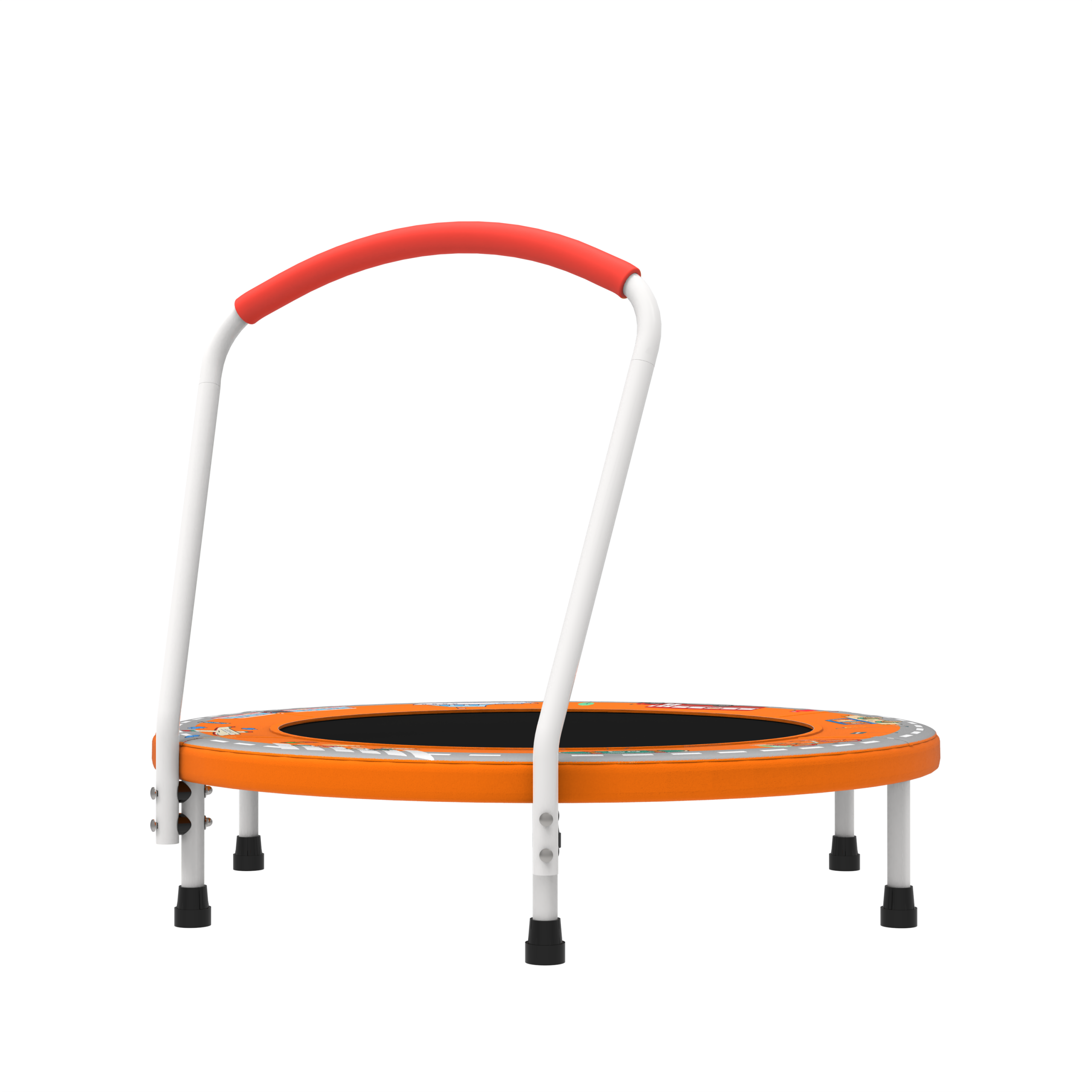 36inch Mini Trampoline for Kids Ages 1-6 Indoor Outdoor Trampoline with Handle Fun for Kids - Image 6