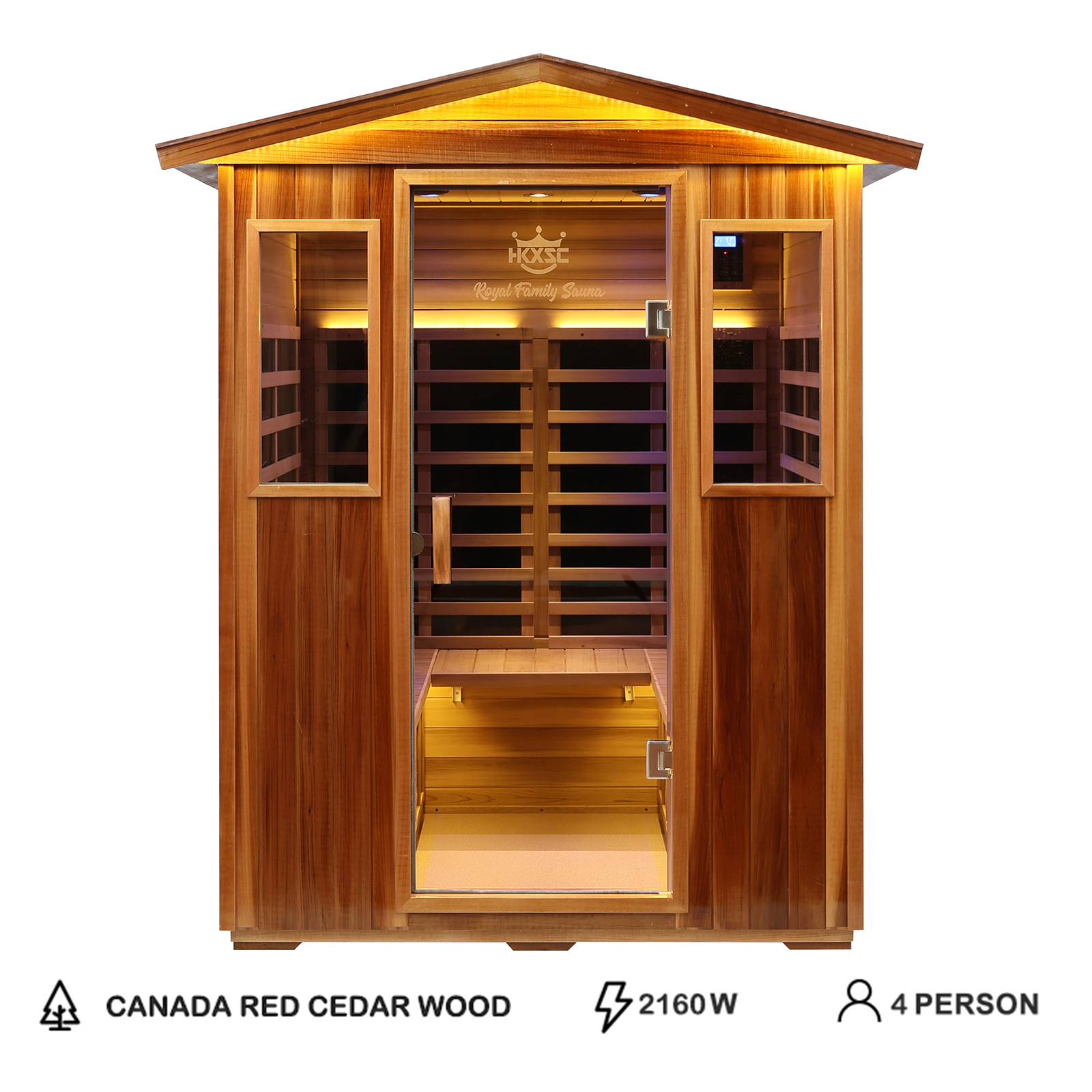 Four-person far-infrared outdoor sauna-B - Image 6