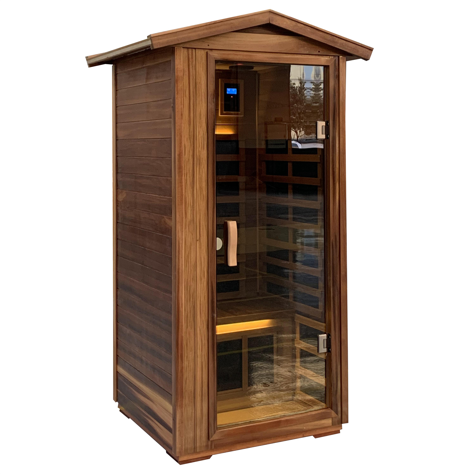 Red Cedar Single Outdoor Sauna-A - Image 6
