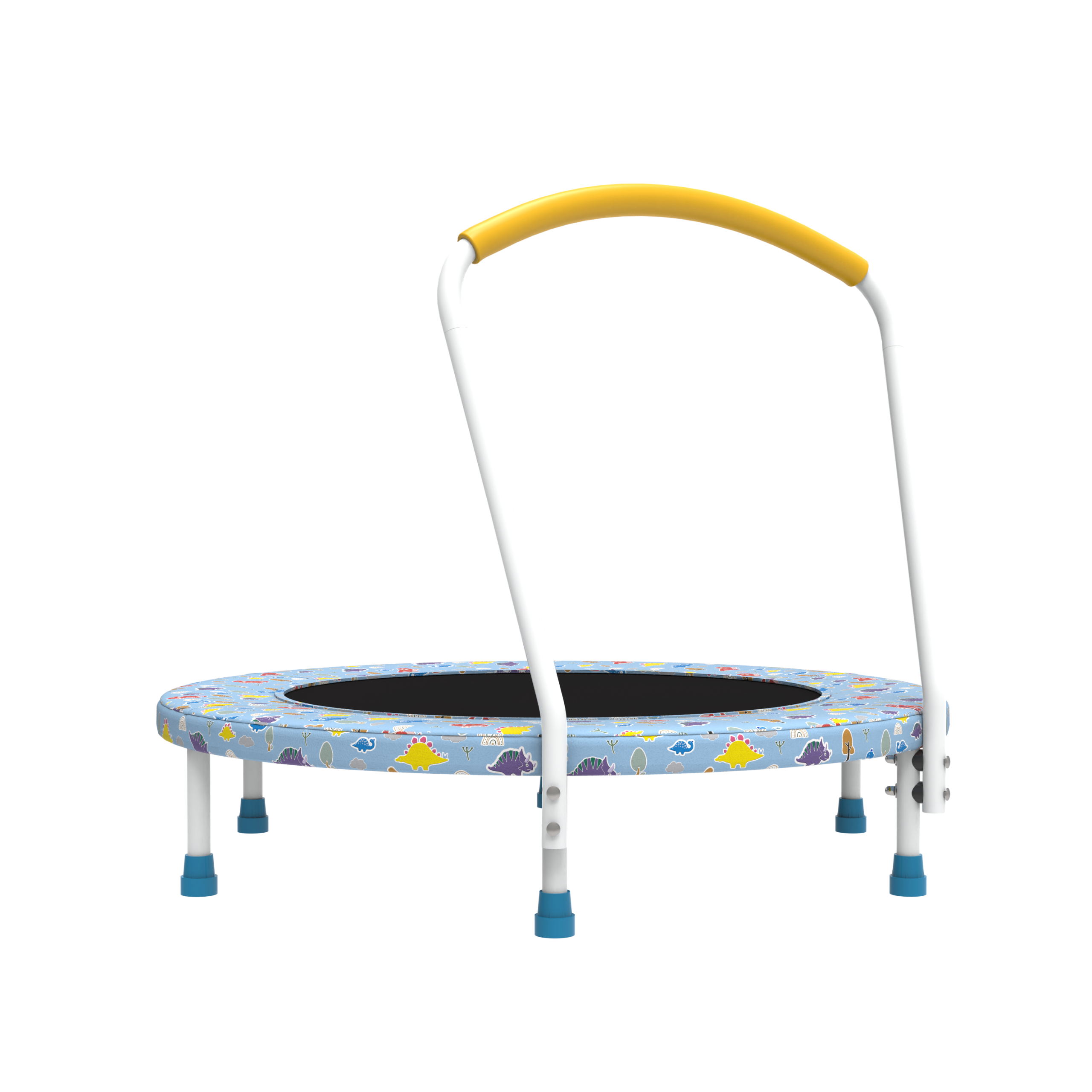 36inch Mini Trampoline for Kids Ages 1-6 Indoor Outdoor Trampoline with Handle Fun for Kids - Image 3