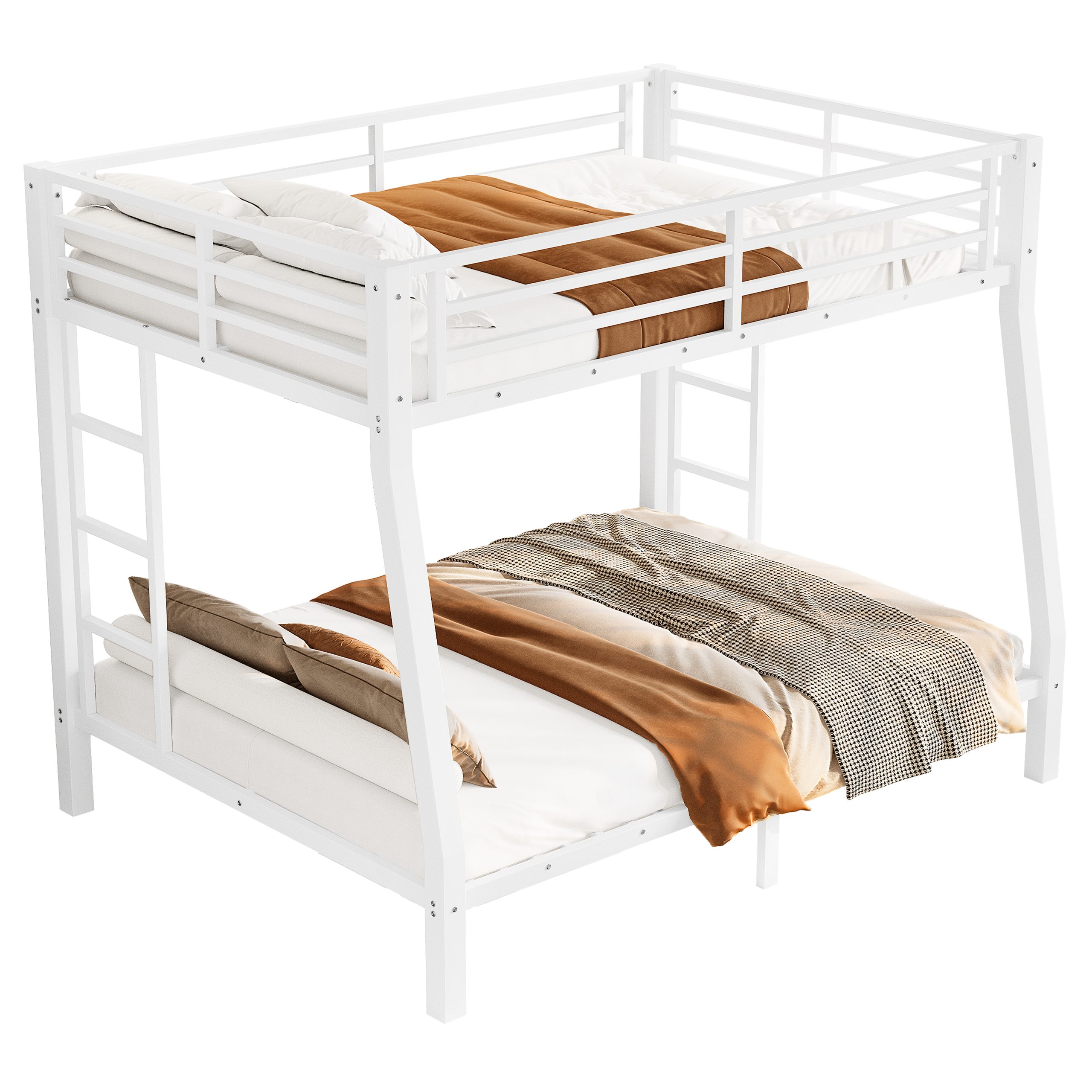 Metal Full XL over Queen Bunk Bed for Teens and Adults,Space-Saving/Noise Reduced/No Box Spring Needed - Image 5
