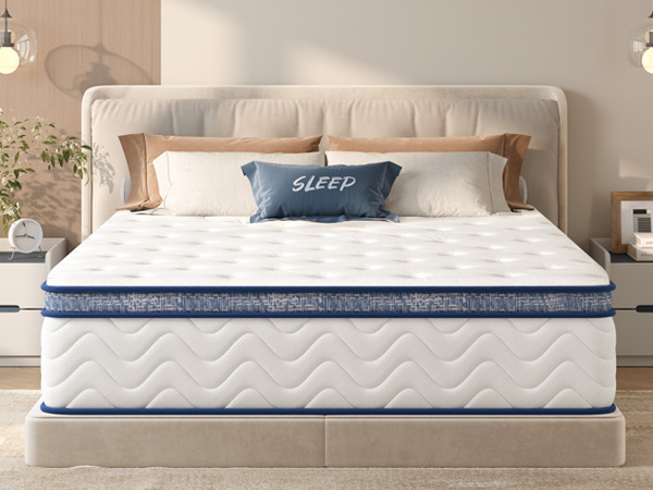 Queen Size Mattress,10 Inch Hybrid Mattress, Individually Pocketed Innerspring, Medium Firm - Image 6