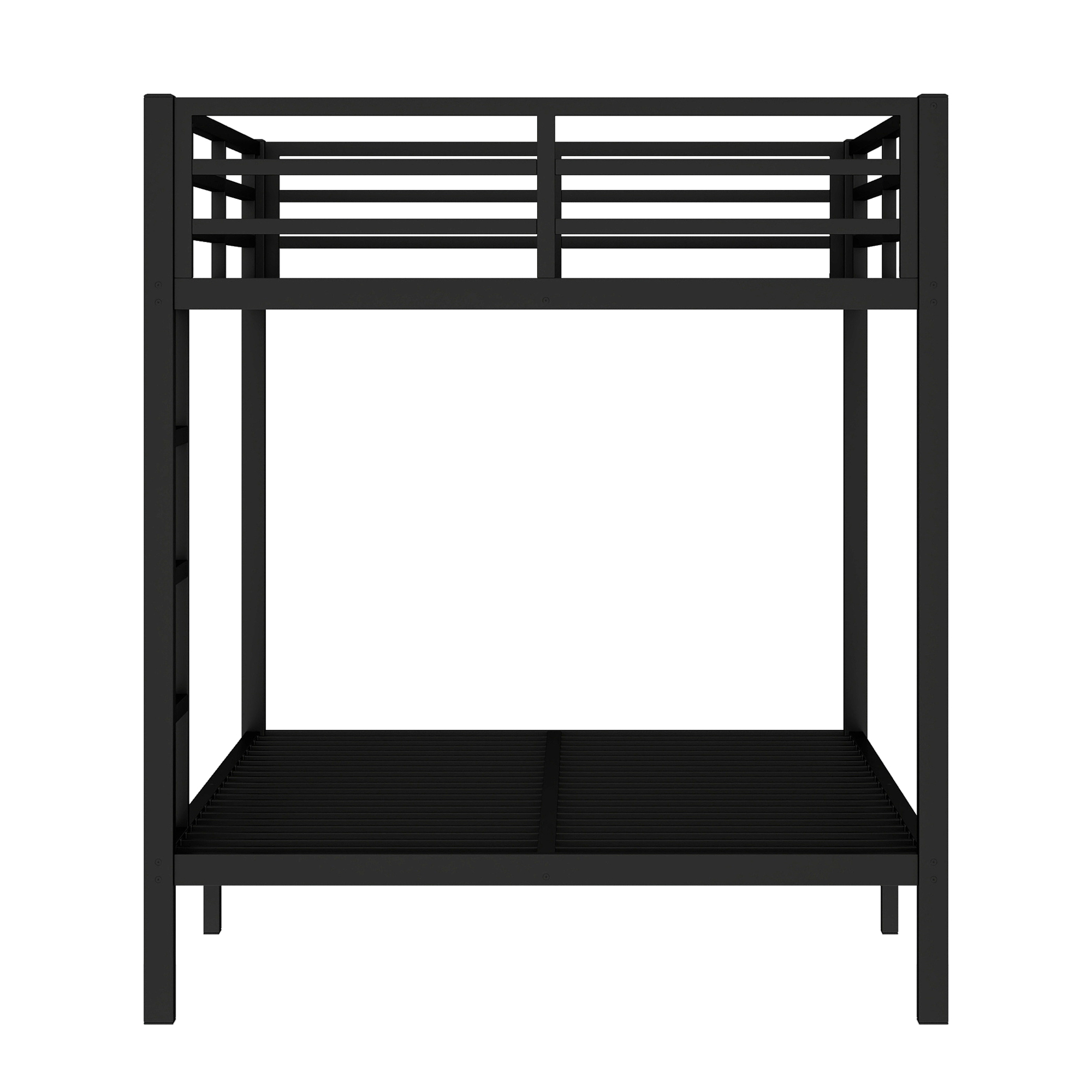 Metal Full XL over Full XL Bunk Bed for Teens and Adults,Space-Saving/Noise Reduced/No Box Spring Needed, Black - Image 6