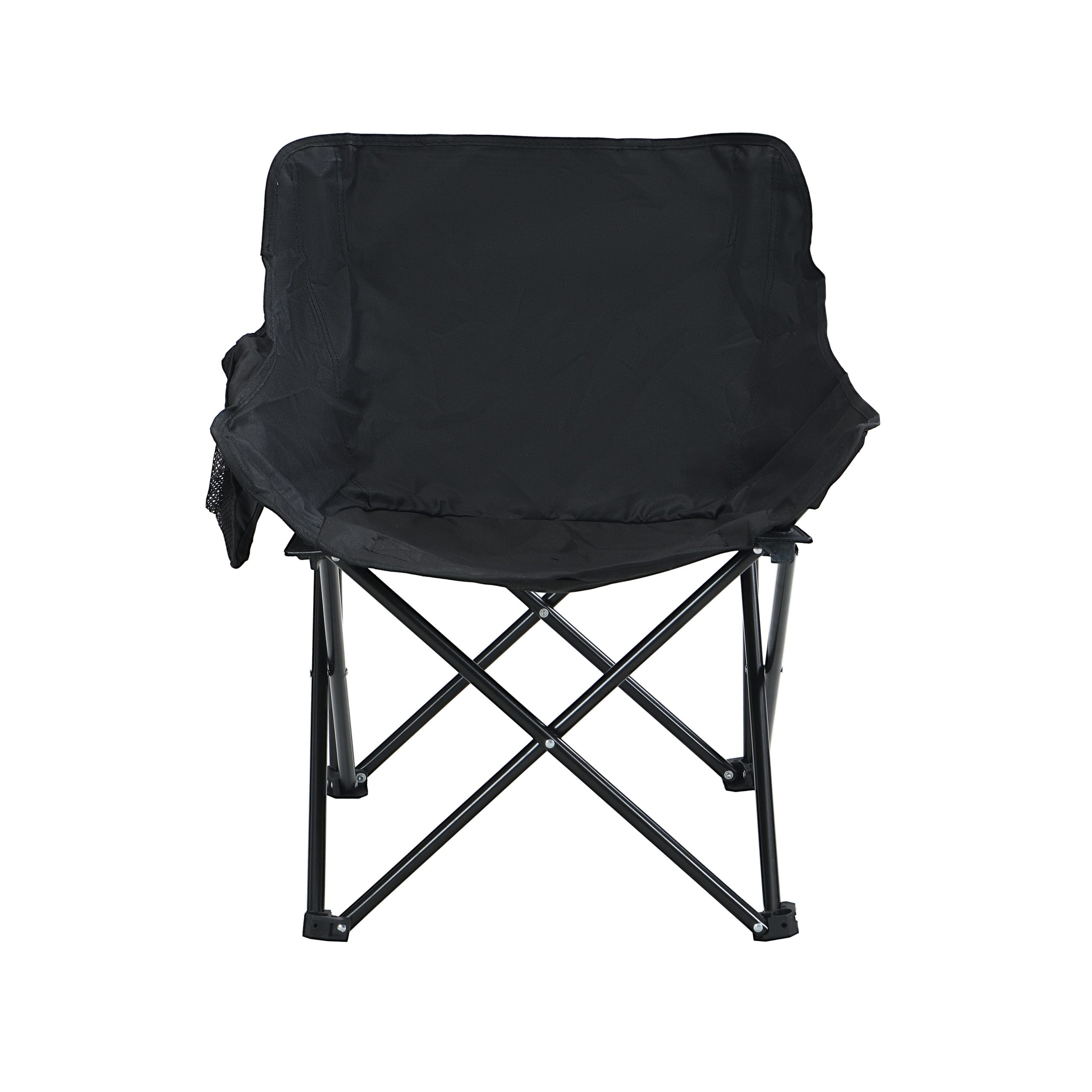 2PCS Outdoor Camping Chairs Folding/Portable, Carry Bag ,Black - Image 6
