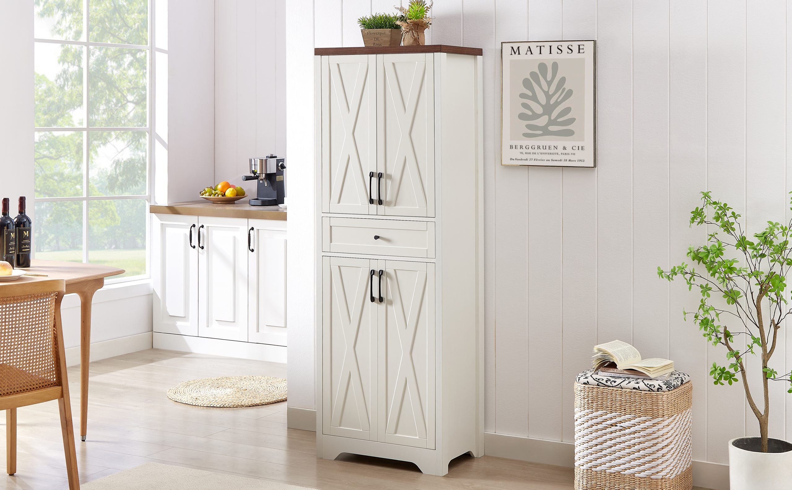 66" Side Cabinet, Walnut - Image 5
