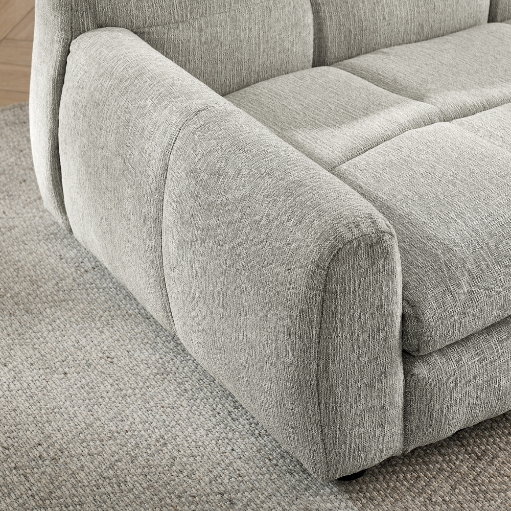 Soft and comfortable pet bed for big and oversized dogs, durable elevated dog sofa bed, comfortable dog sofa, modern and fashionable linen fabric dog sofa-Beige - Image 3
