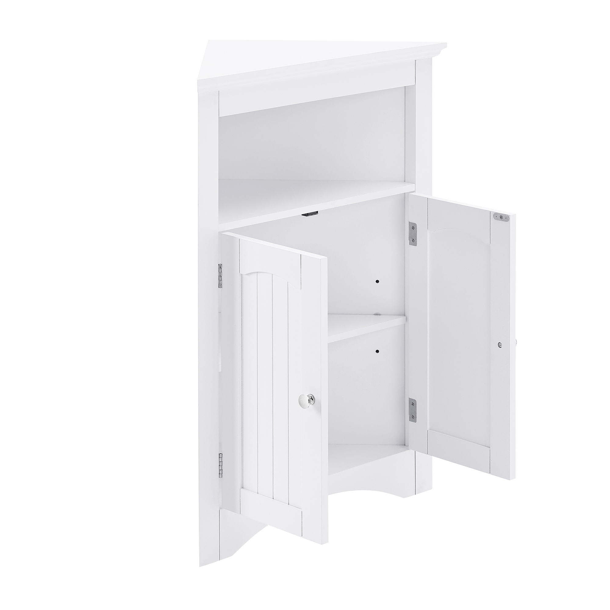 sideboard cabinet,corner cabinet,Bathroom Floor Corner Cabinet with Doors and Shelves, Kitchen, Living Room,Free Standing Storage Cabinet for Bathroom - Image 5