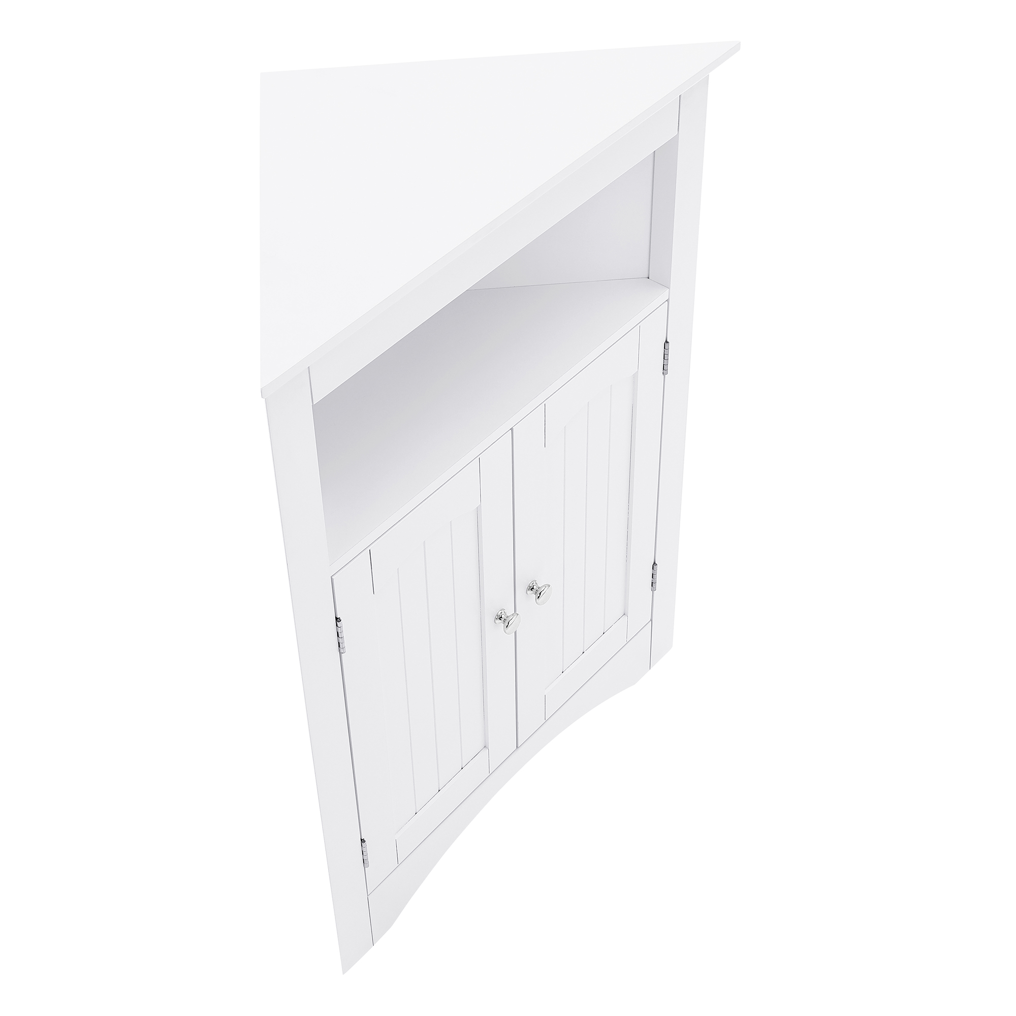 sideboard cabinet,corner cabinet,Bathroom Floor Corner Cabinet with Doors and Shelves, Kitchen, Living Room,Free Standing Storage Cabinet for Bathroom - Image 6