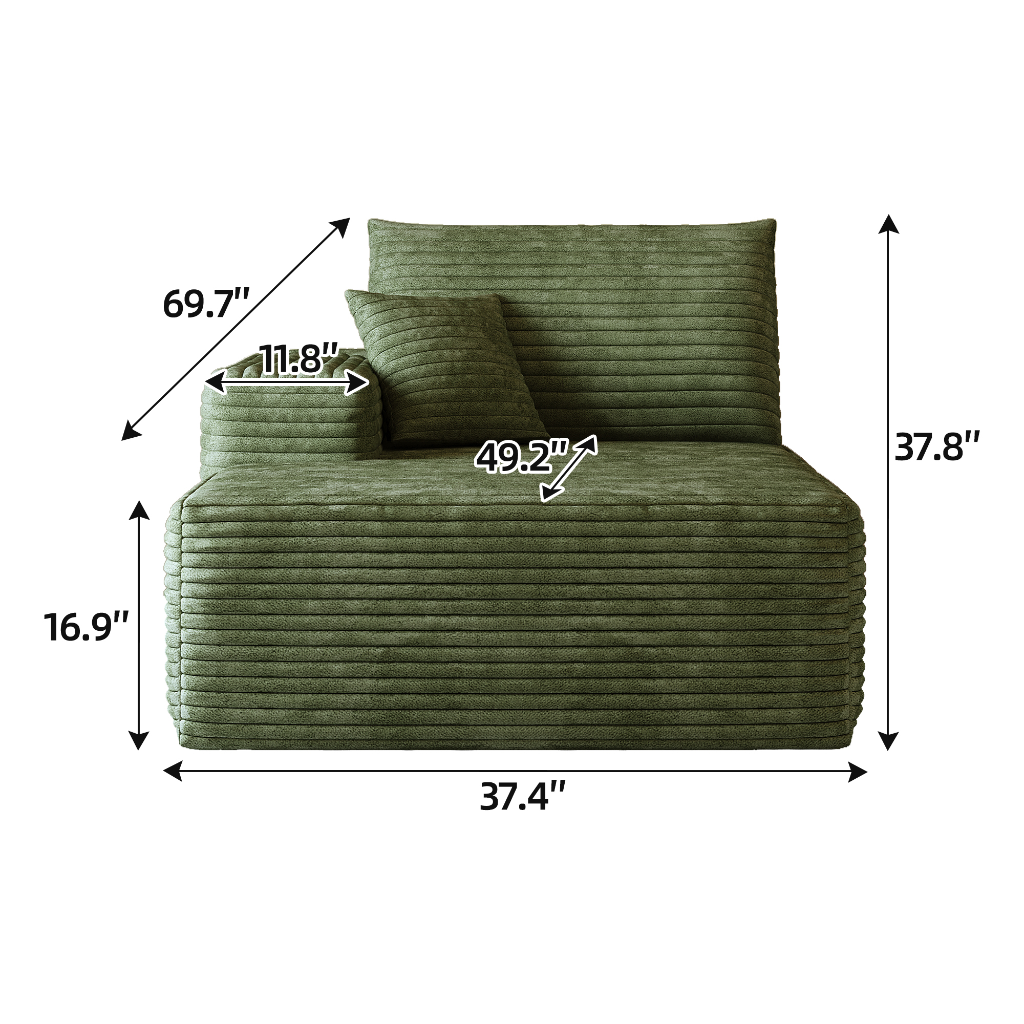 Y119-R-SLEEPER-GREEN right sleeper green - Image 3