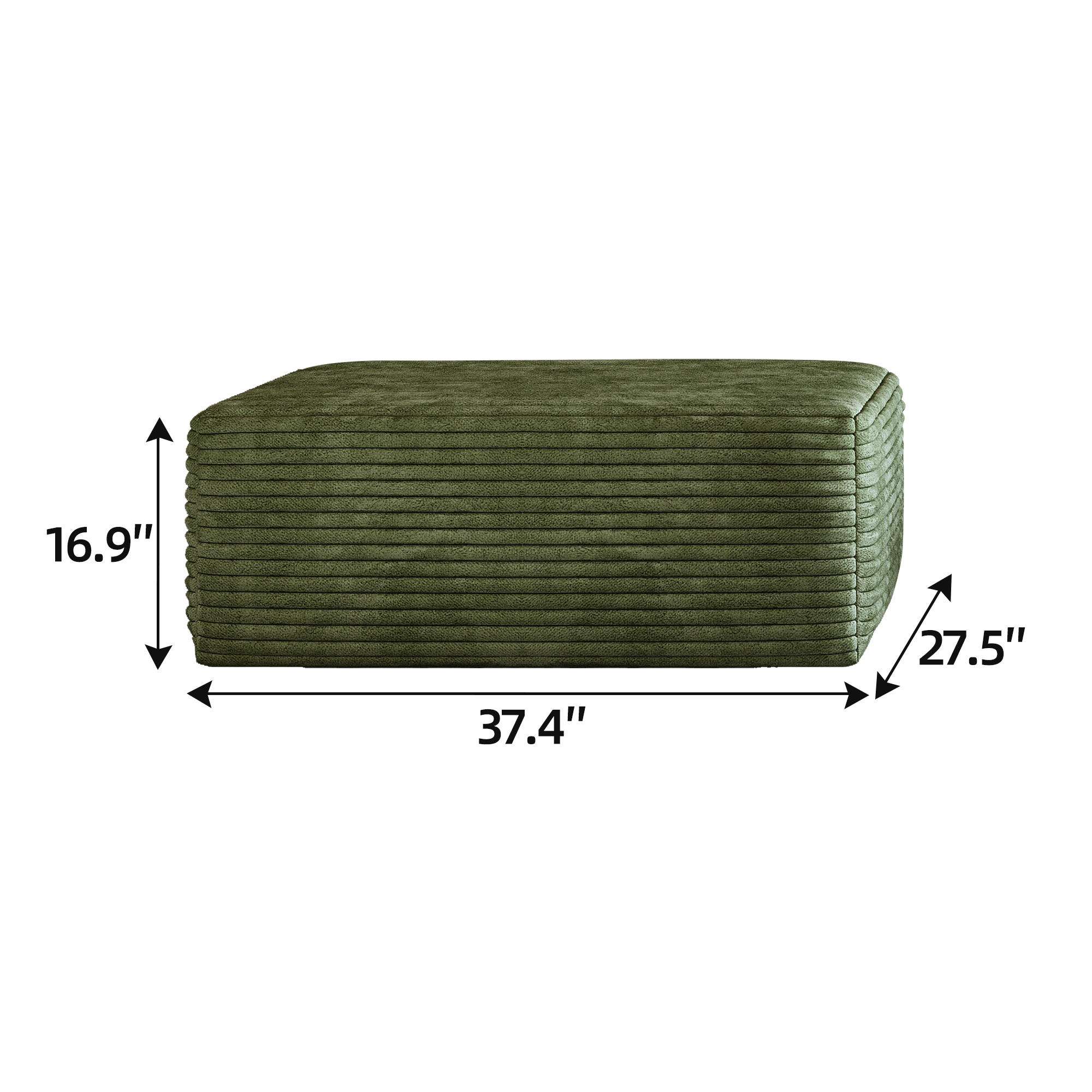 Y119-OTTOMAN-GREEN ottoman green - Image 5