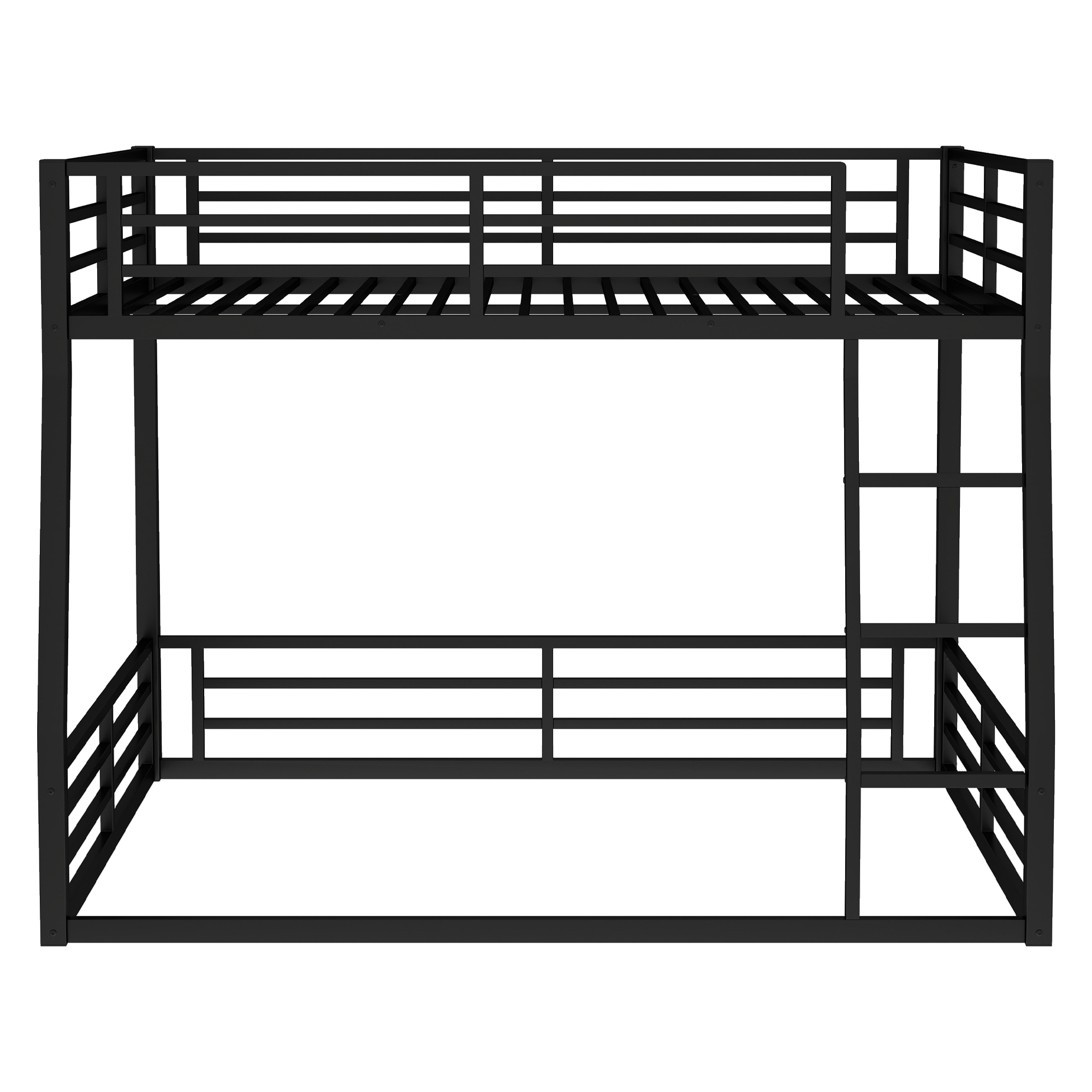 Metal Full XL over Queen Bunk Bed for Teens and Adults,Space-Saving/Noise Reduced/No Box Spring Needed,Black - Image 6
