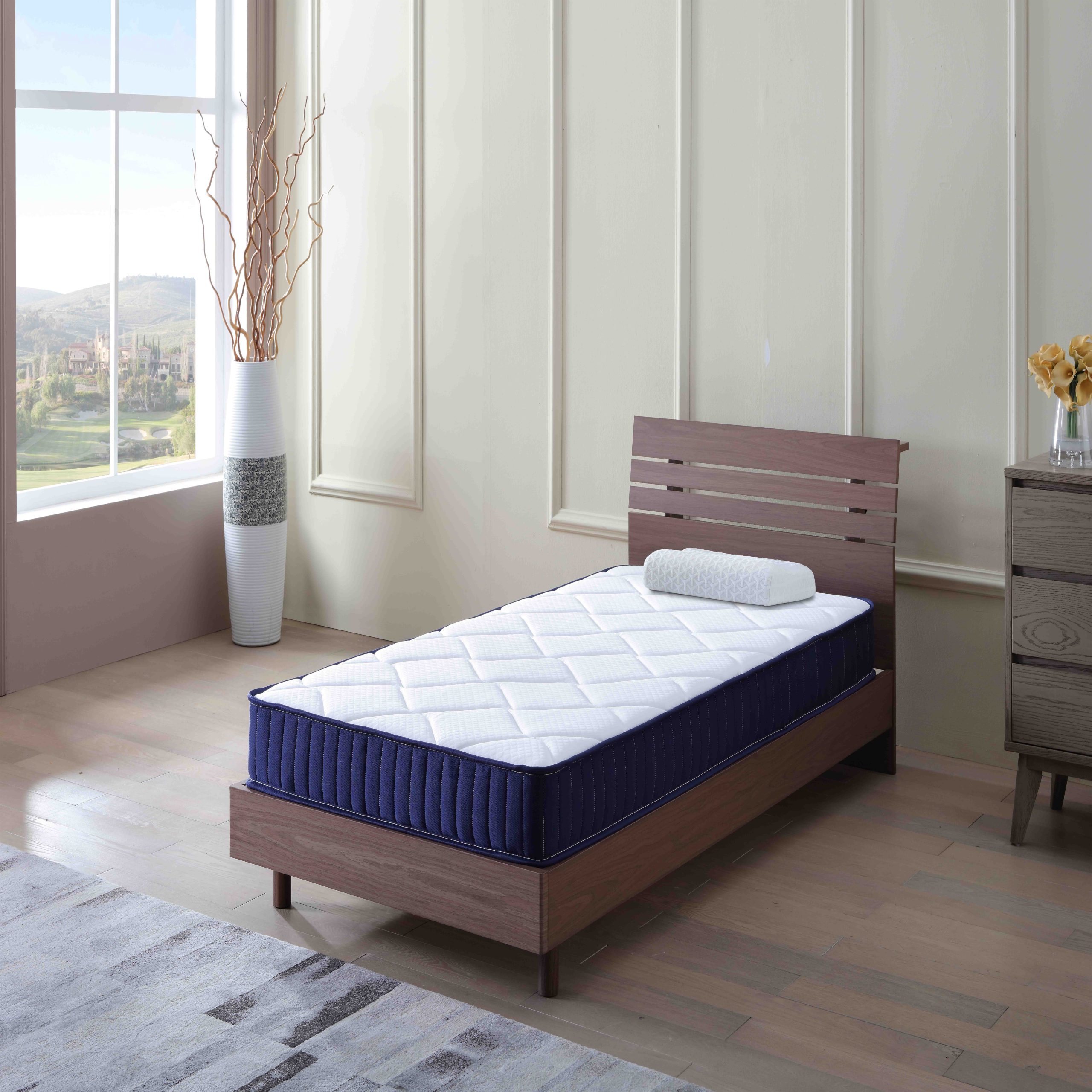 6 Inch Twin Mattress, Foam and Spring Hybrid Mattress in a Box, Medium Soft, Breathable Fabric & Adaptive Support, CertiPUR-US Certified, Twin Size Mattress in Guest and Kids Bedroom - Image 5