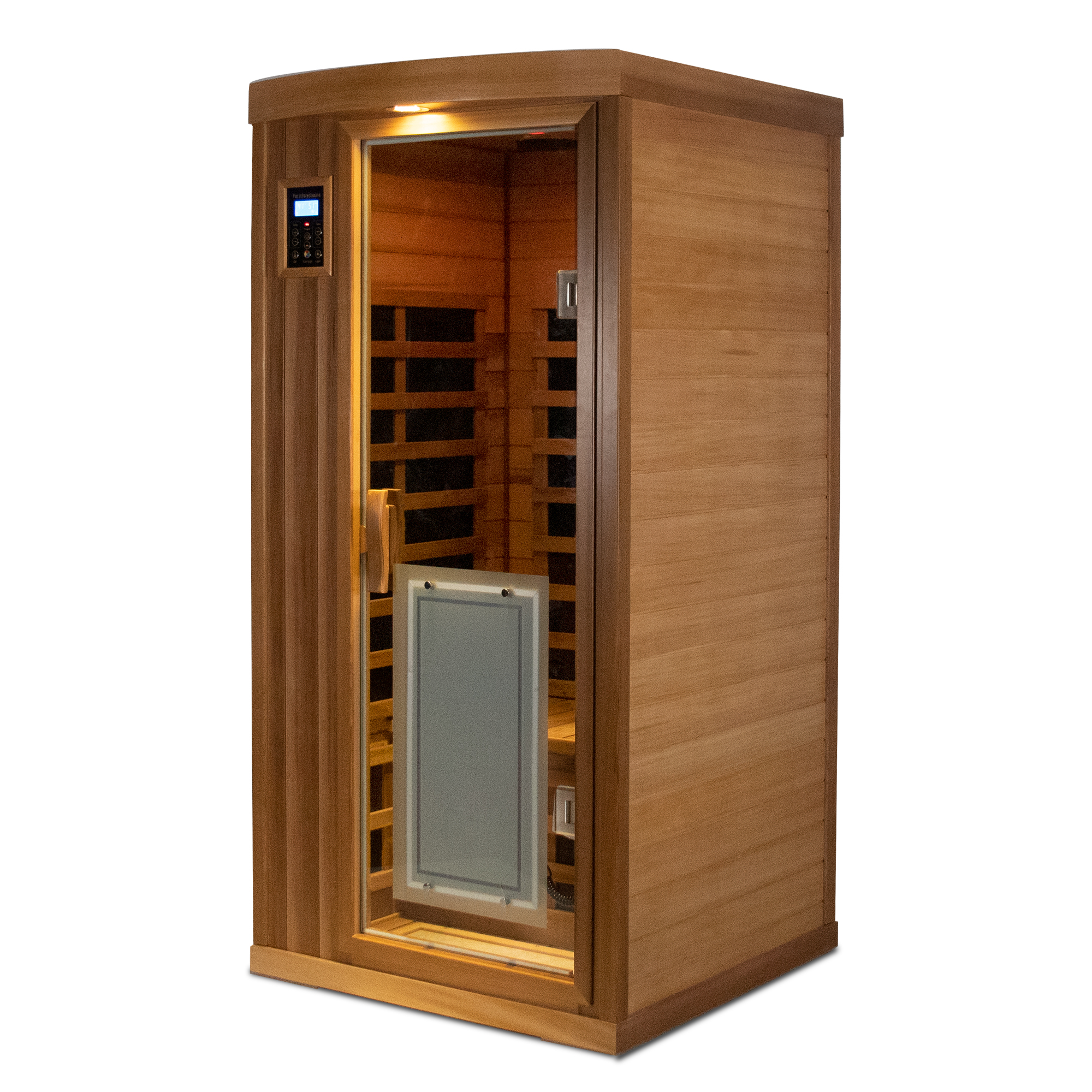 Low EMF One person Far infrared red cedar Deluxe indoor sauna room - Image 5