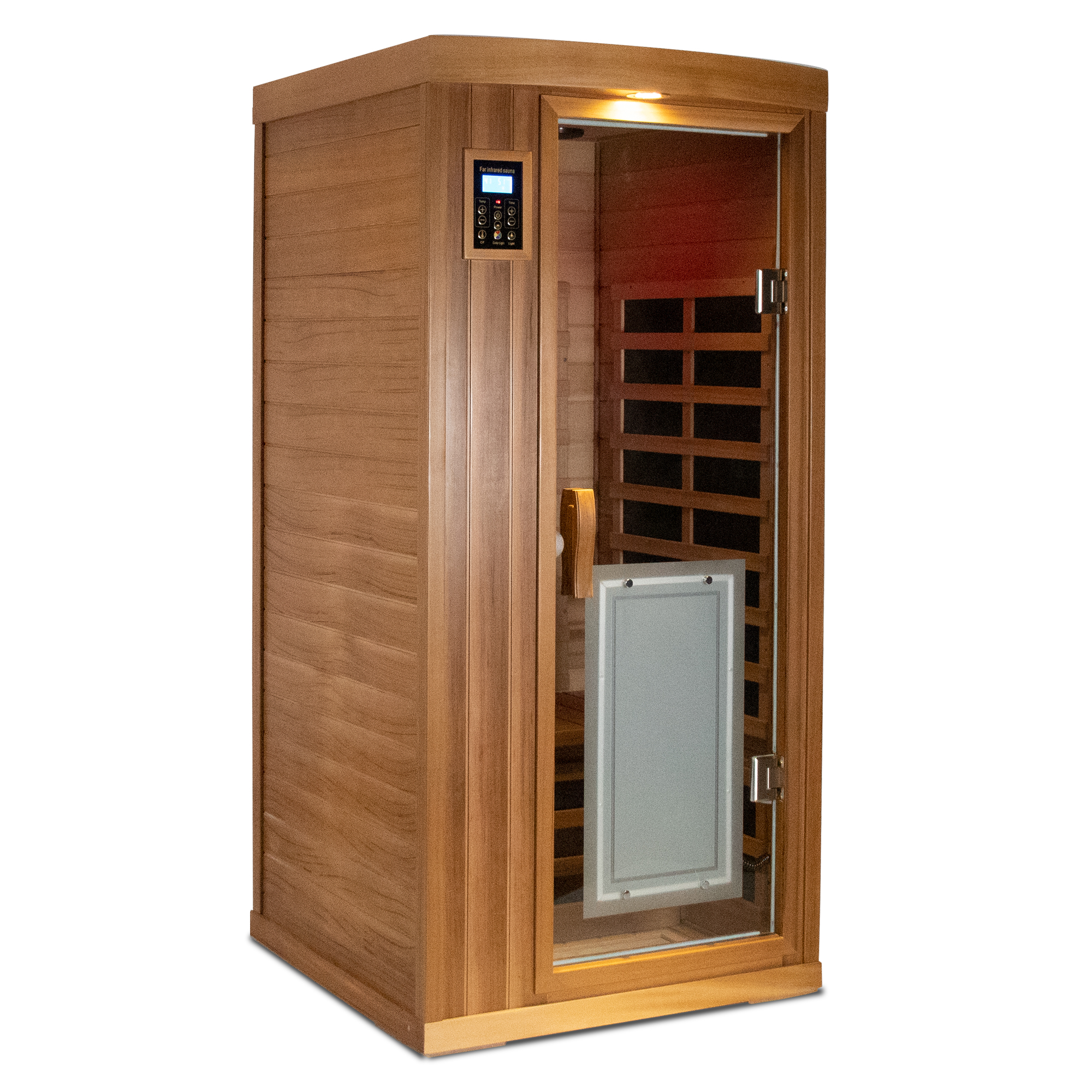 Low EMF One person Far infrared red cedar Deluxe indoor sauna room - Image 6